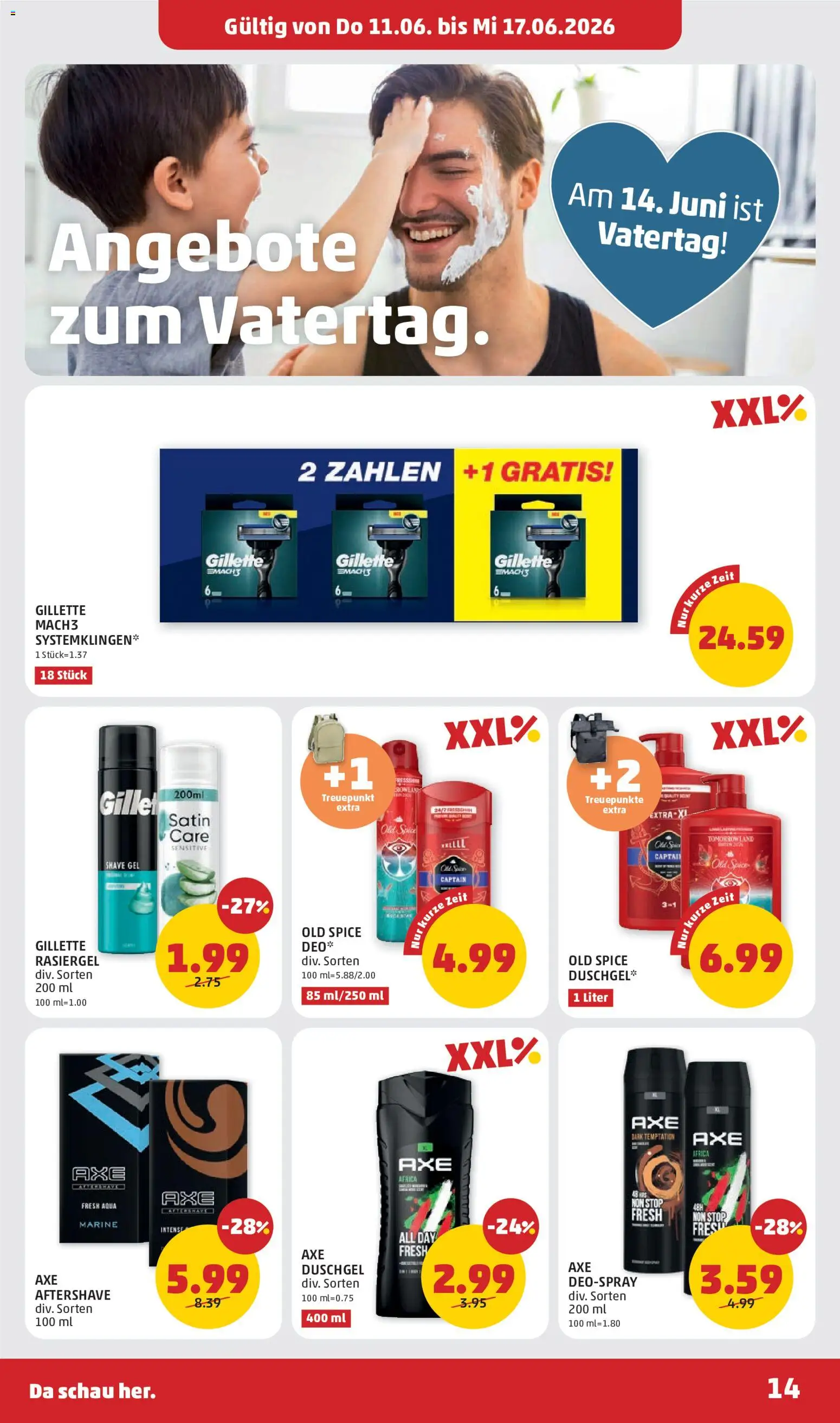 Penny Markt - Flugblatt gültig ab 11.06.2026 | Seite: 14 | Produkte: Duschgel