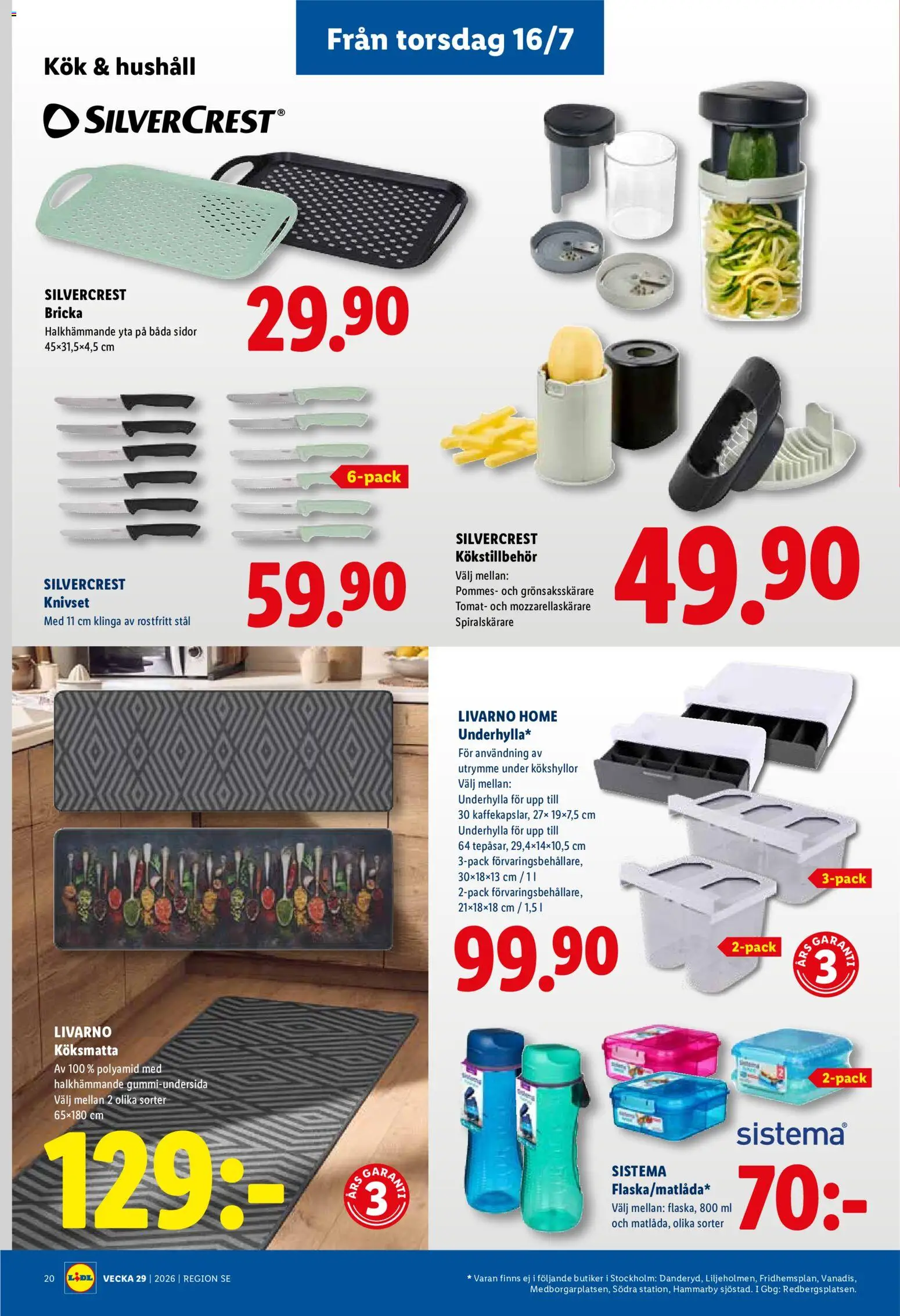 Nuvarande Lidl erbjudanden från 📣 13/07/2026 - 19/07/2026 📣 | Sverige