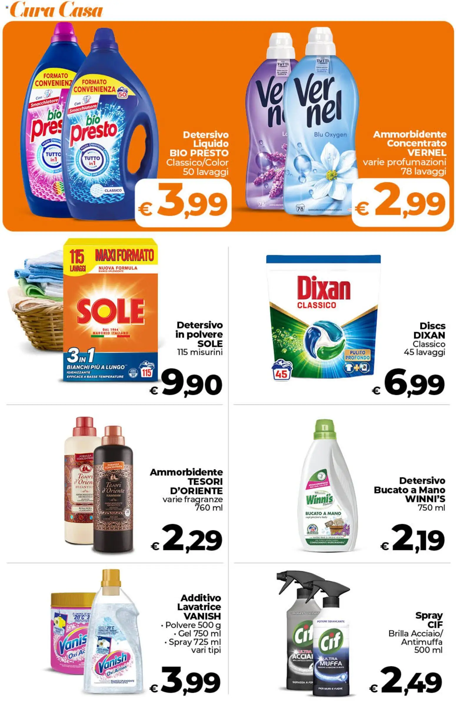Volantino Ipercoop del 11/08/2026 | Pagina: 50 | Prodotti: Ammorbidente, Smacchiatore, Lavatrice
