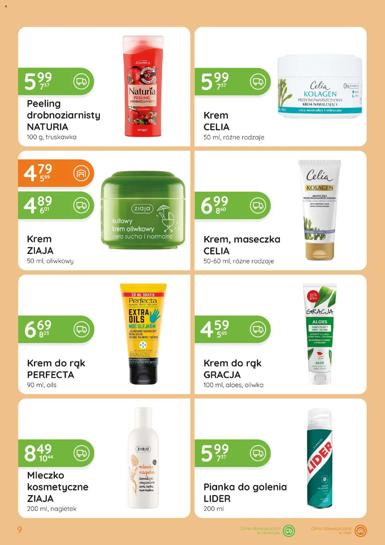 Eurocash gazetka - Katalog Chemiczny od 01.10.2026 | Strona: 9 | Produkty: Rękawiczki, Peeling, Krem do rąk, Krem