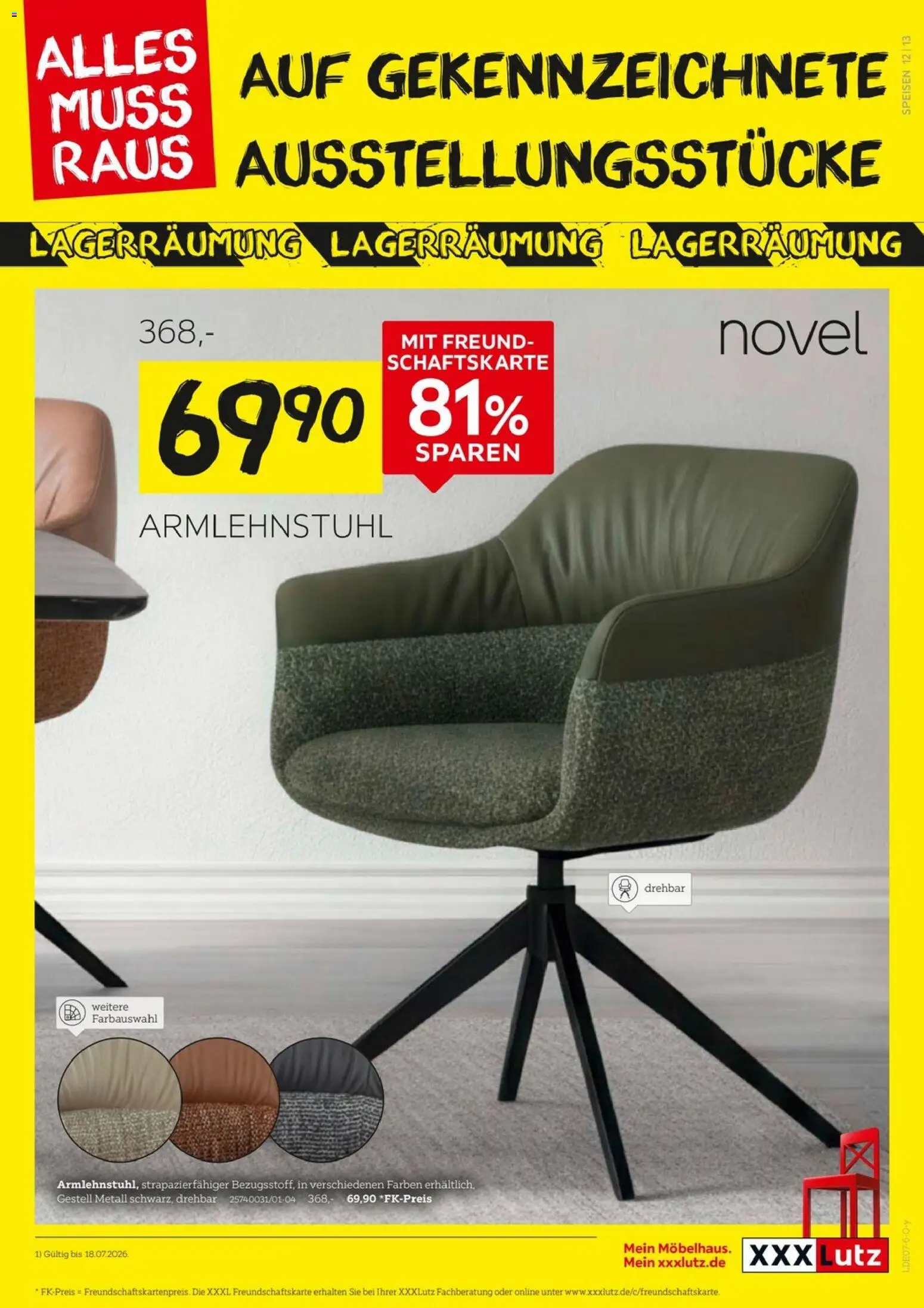 XXXLutz Größte Lagerräumung – gültig ab 04.07.2026 | Seite: 13