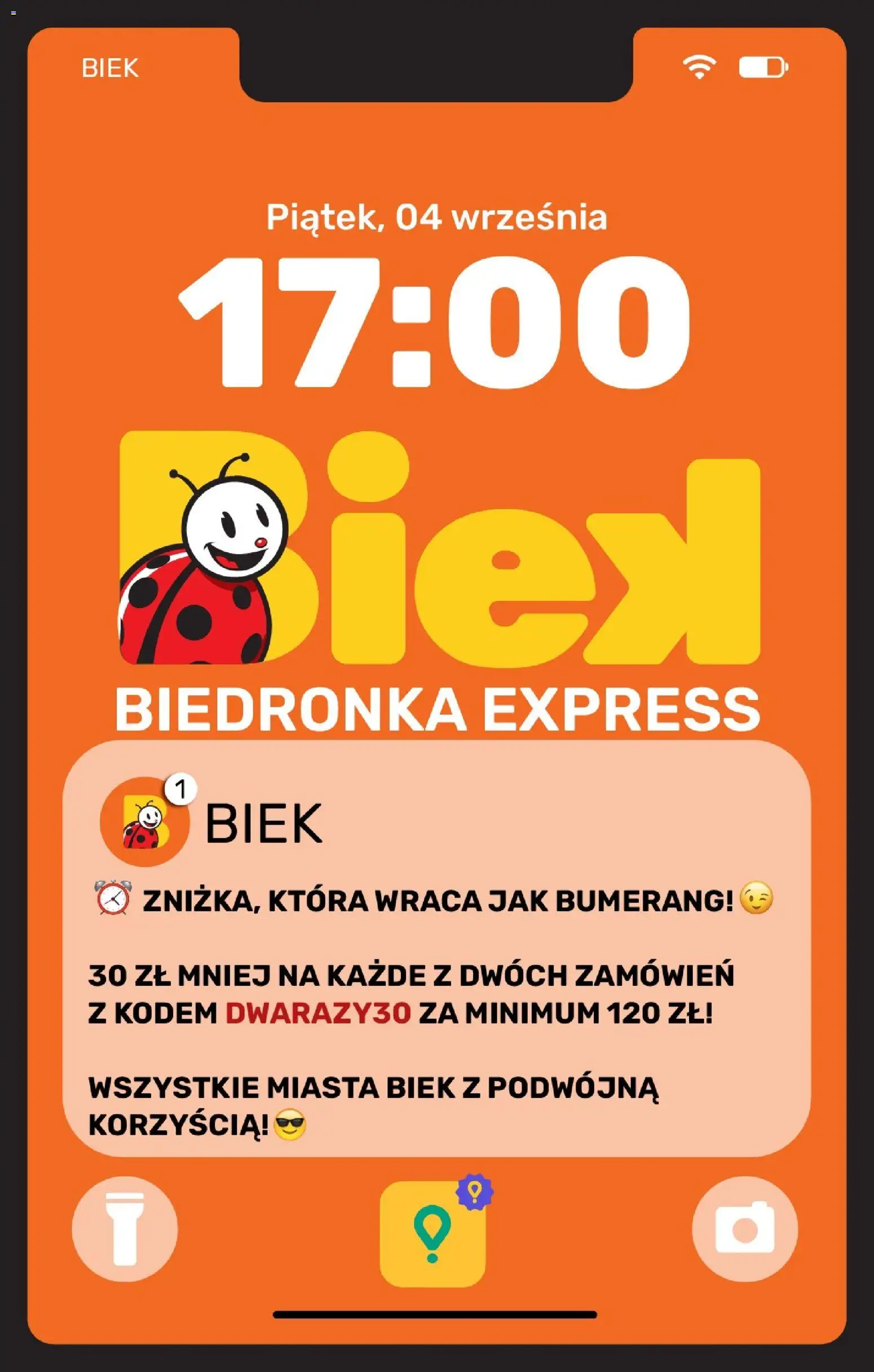 Biedronka gazetka - Biek od 04.09.2026 | Strona: 1