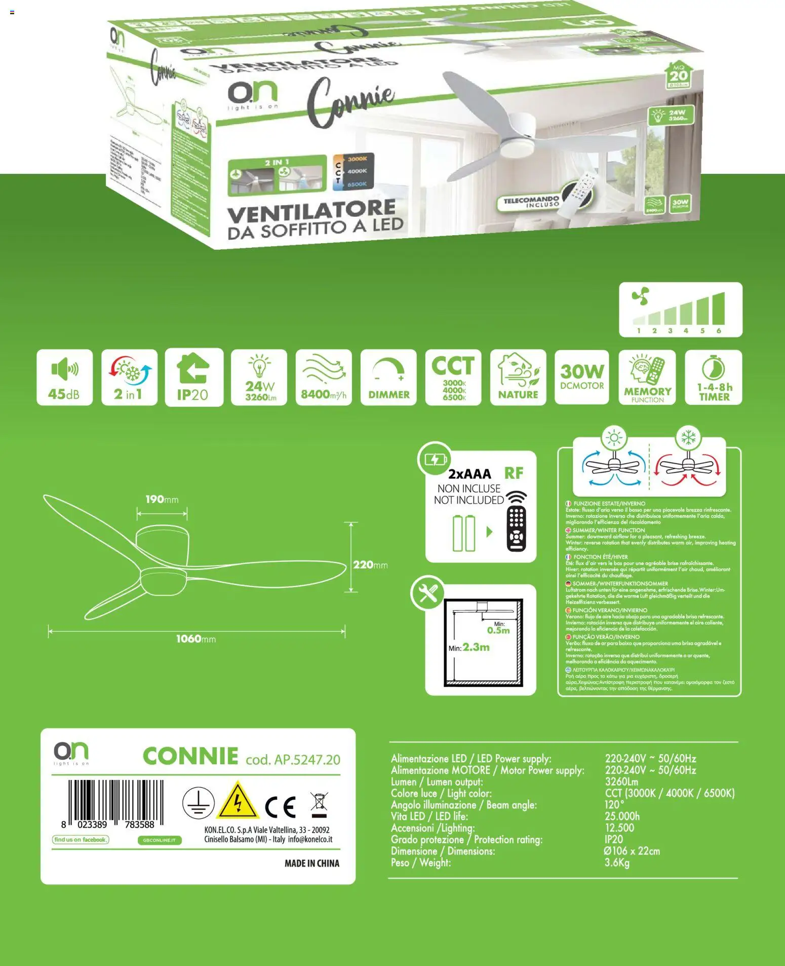 Volantino GBC del 09.06.2026 | Pagina: 15 | Prodotti: Balsamo, Ventilatore, Telecomando, TV