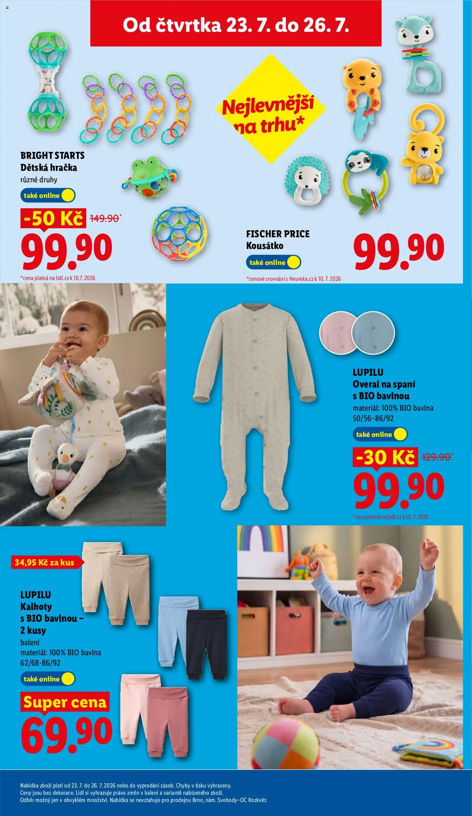 Lidl leták od 23.07.2026 | Strana: 39 | Produkty: Kalhoty, Overal, Kousátko, Overal na spaní