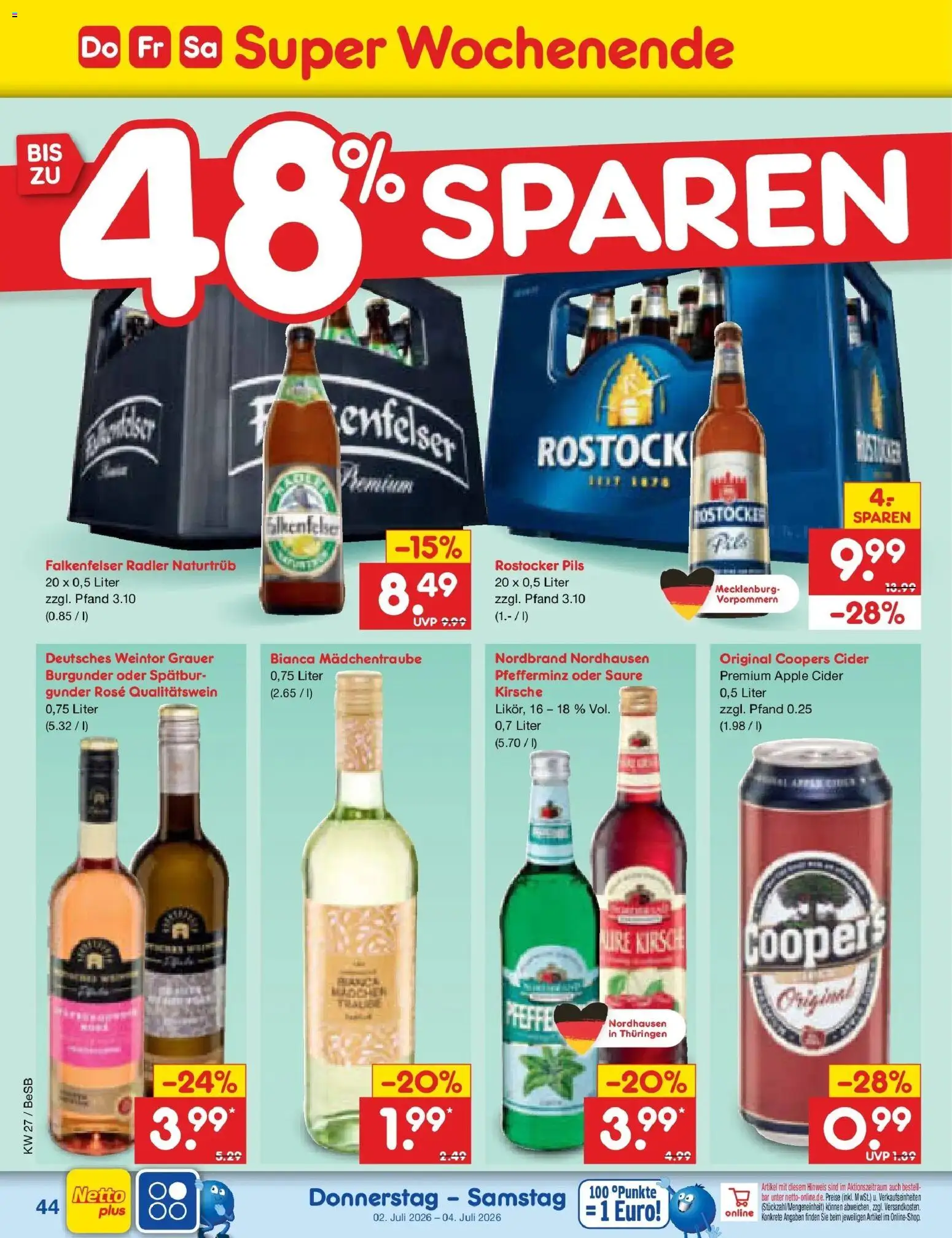 Netto Marken-Discount Prospekt Kremmen – gültig ab 29.06.2026 | Seite: 64 | Produkte: Pils, Apple, Radler