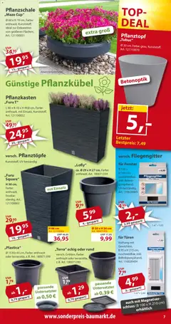 Sonderpreis Baumarkt Prospekt ab 18.07.2026 gültig | Seite: 7 | Produkte: Top, Vorhang