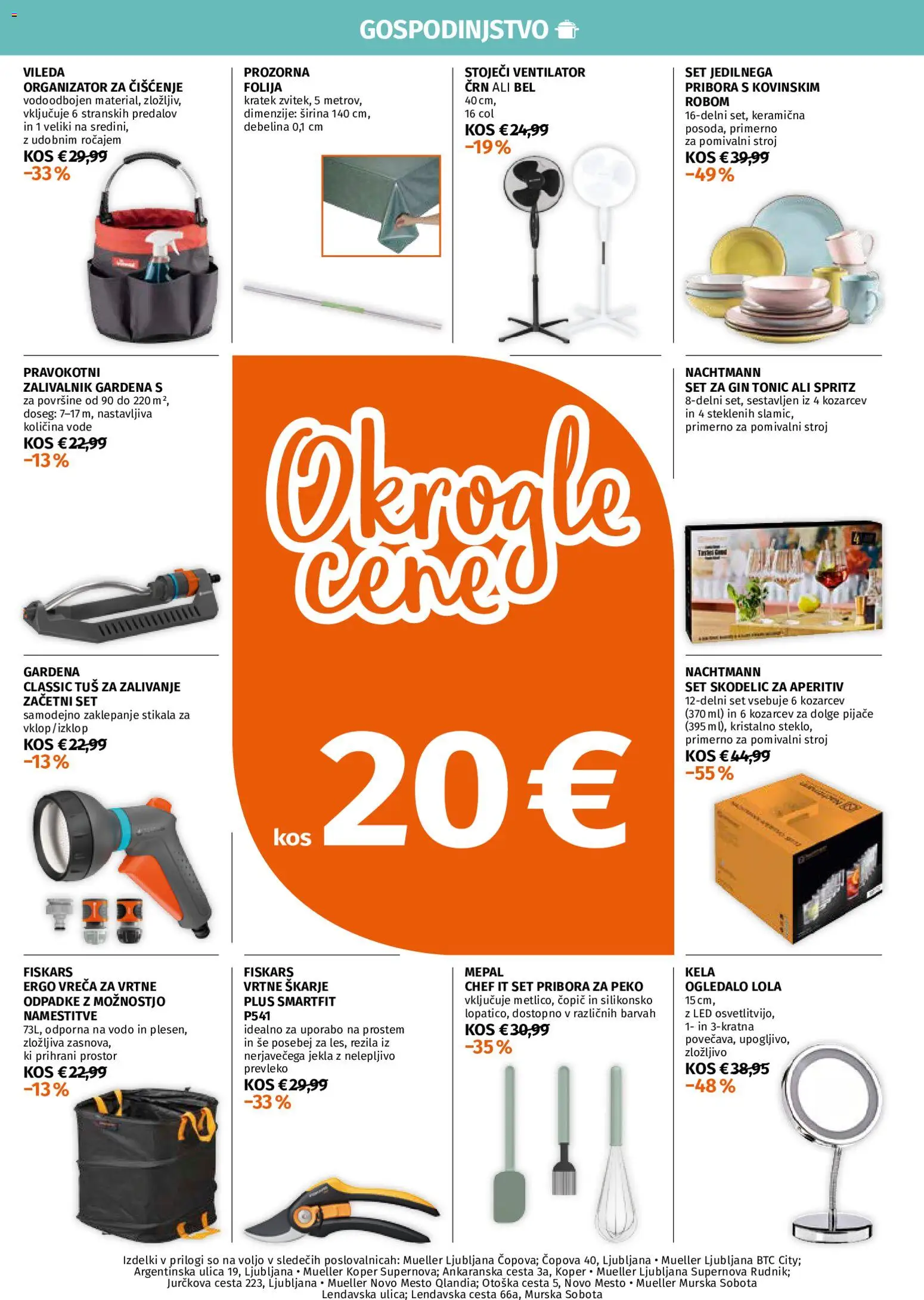 Novi Müller katalog ponudbe – veljaven od 29.06.2026 | Stran: 4 | Izdelki: Stoječi ventilator, Pomivalni stroj, Ventilator, Gin