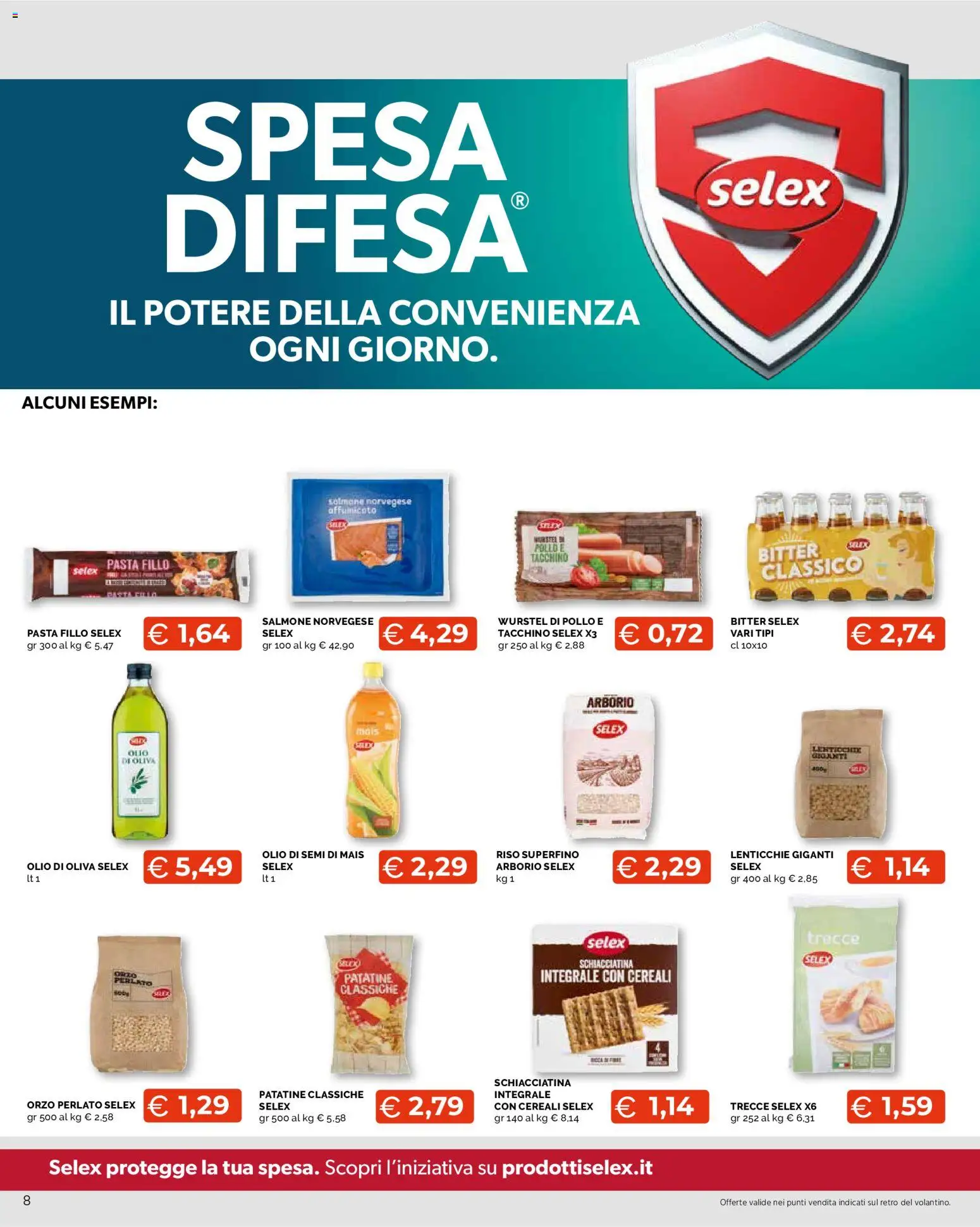 Volantino Mercatò del 22/10/2026 | Pagina: 8 | Prodotti: Olio di semi, Lenticchie, Pasta, Olio di Oliva