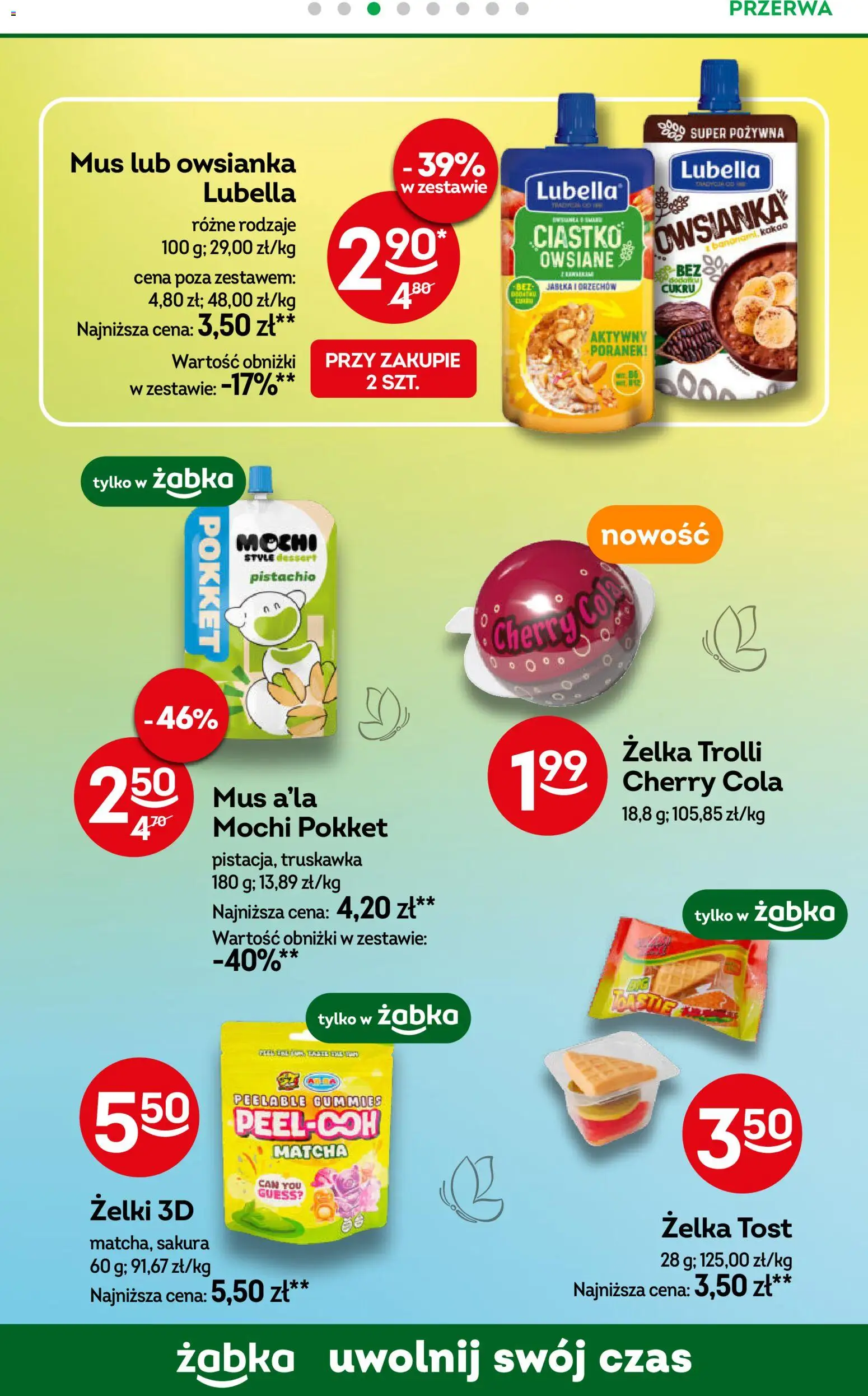 Żabka gazetka od 08.04.2026 | Strona: 63 | Produkty: Cytryna, Wafle, Cheddar
