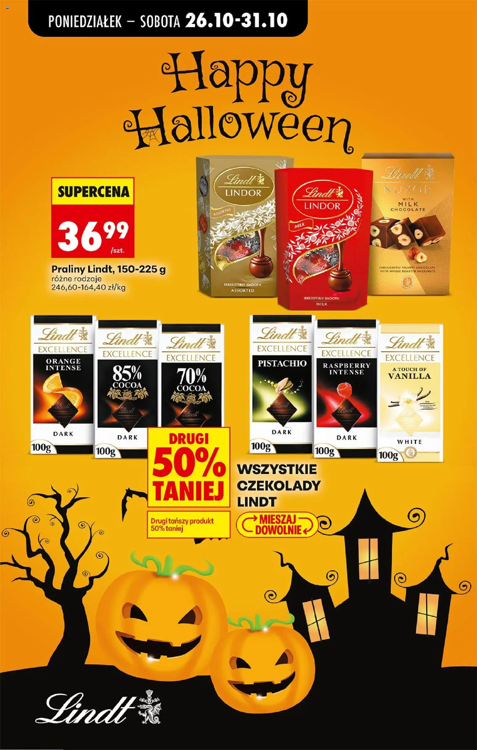 Biedronka Polsko leták - Codziennie niskie ceny od 26.10.2026 | Strana: 65 | Produkty: Lindor, Lindt, Lindt lindor, Milk chocolate