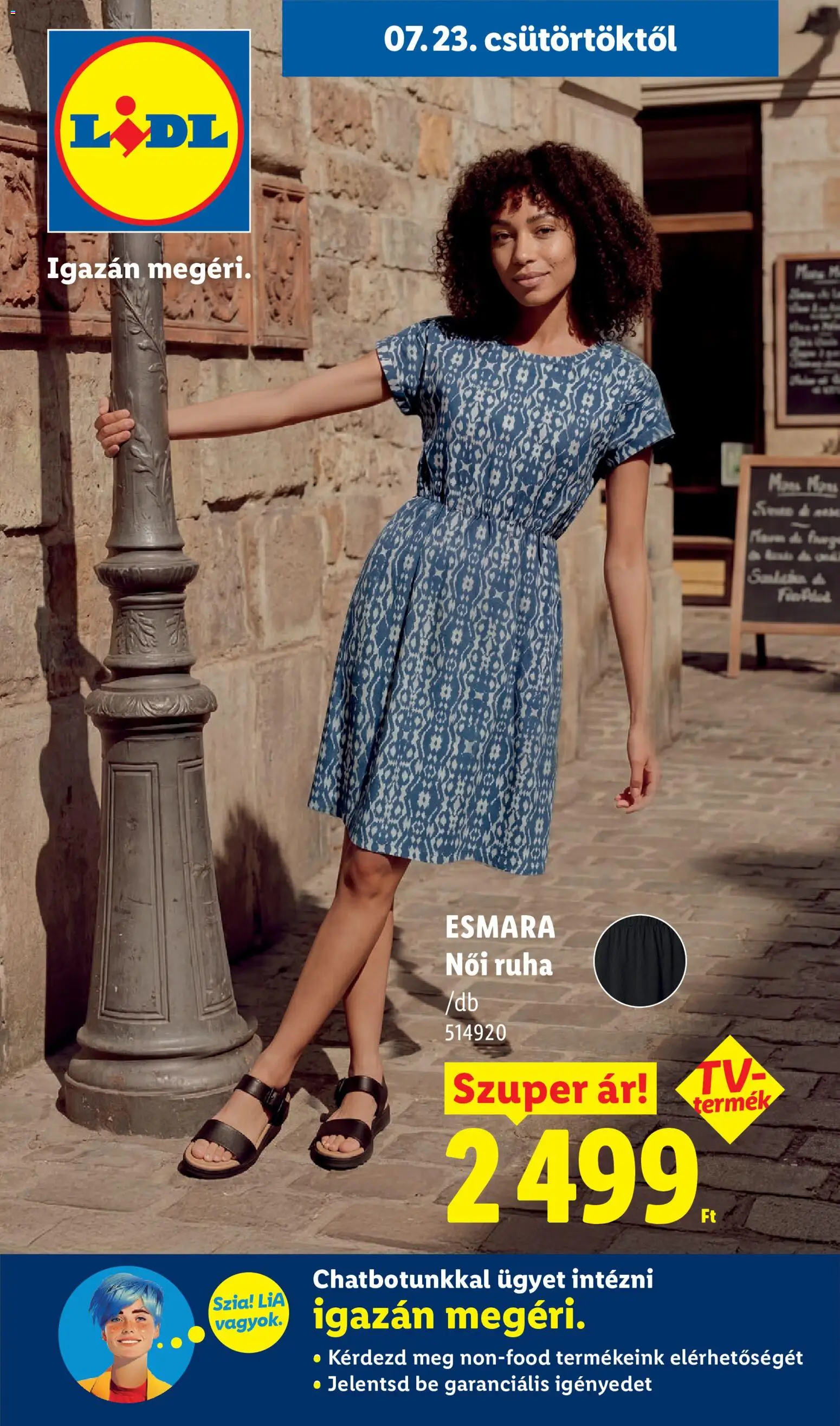 Akciós újság új Lidl catalogue cover