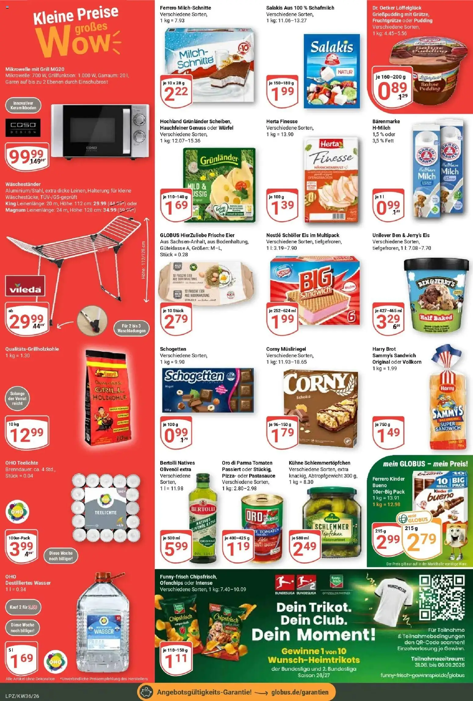 Globus Prospekt Leipzig – gültig ab 31.08.2026 | Seite: 5 | Produkte: Mikrowelle, Tomaten, Oro di parma, Hahnchenbrust