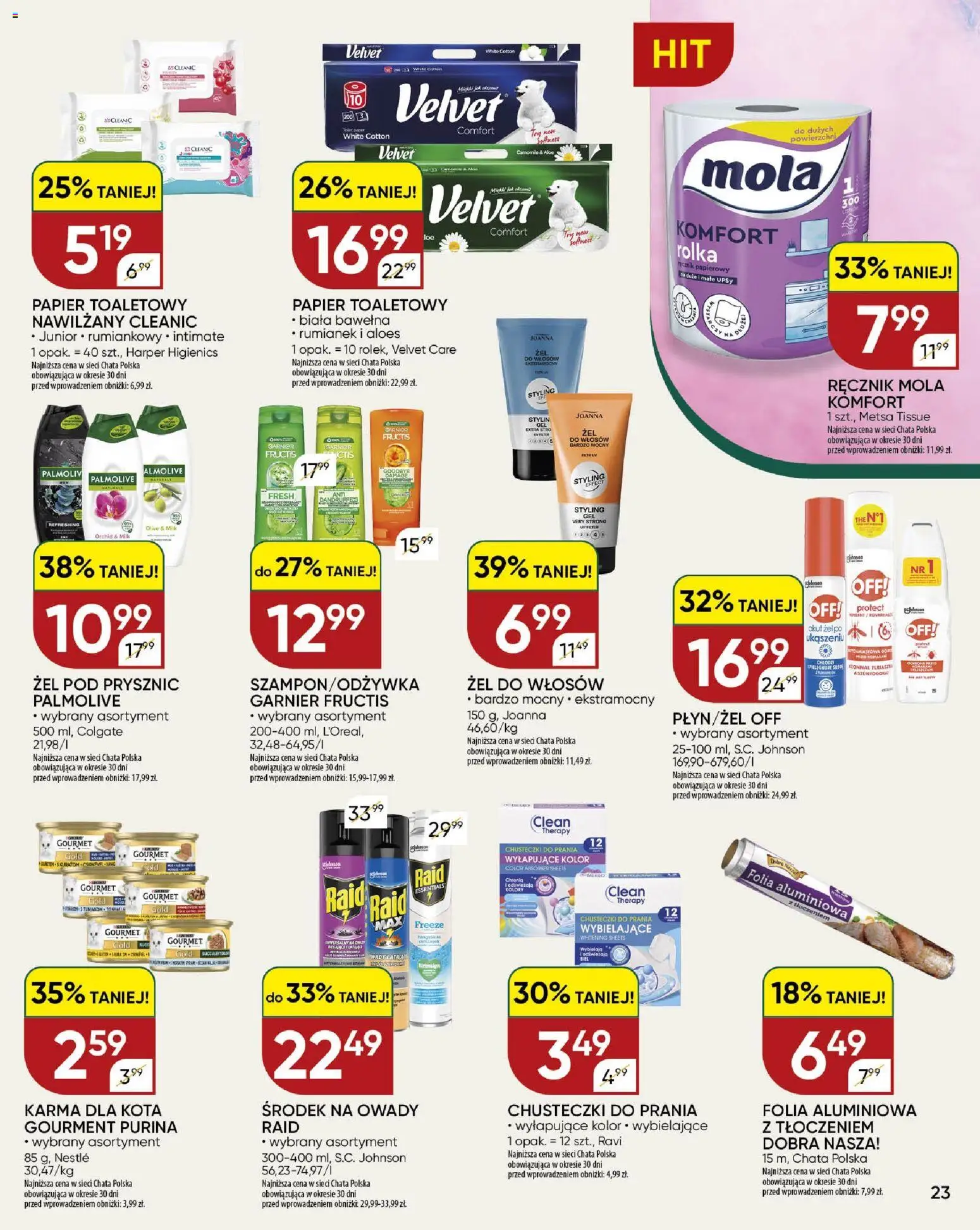 Chata Polska gazetka od 21.05.2026 | Strona: 2 | Produkty: Papier toaletowy, Aloes, Prysznic, Żel pod prysznic