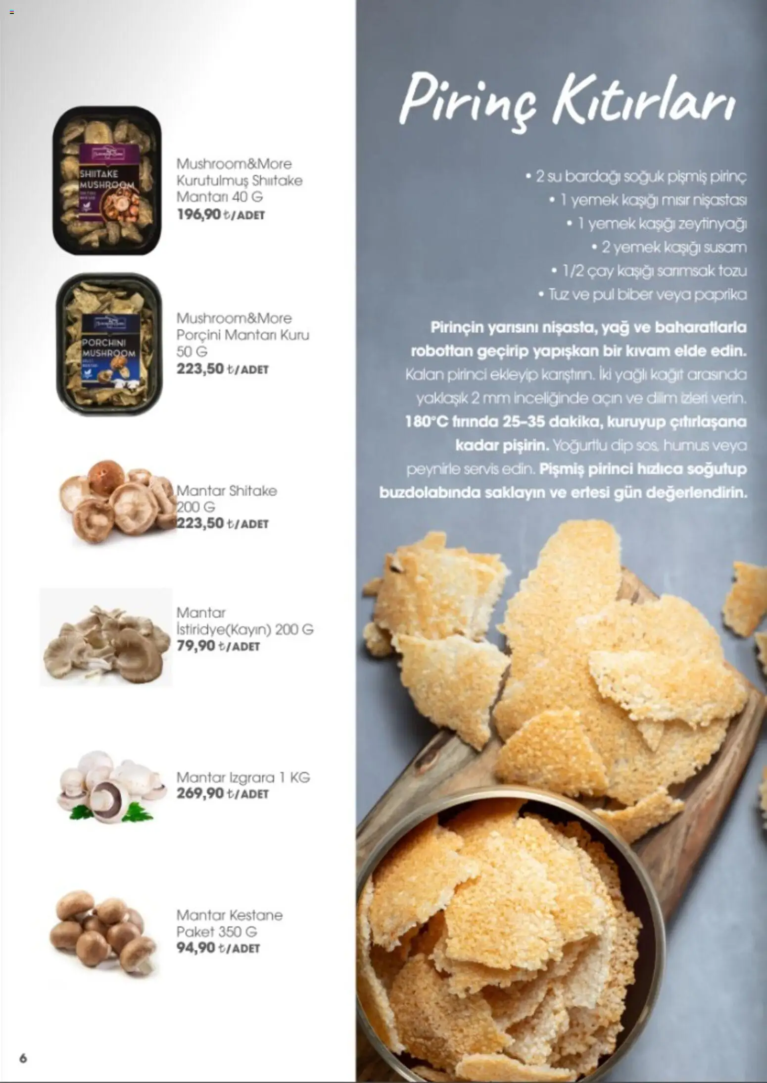CarrefourSA - Katalog Gurme - 01 Ekim 2026 tarihinden itibaren geçerlidir | Sayfa: 8 | Ürünler: Çay, Su, Biber, Mantar