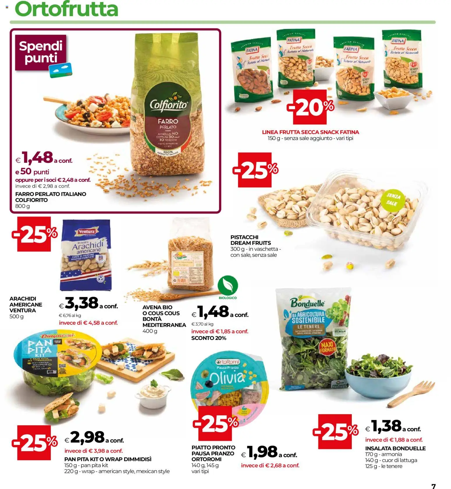 Volantino COOP del 30/07/2026 | Pagina: 7 | Prodotti: Sale, Arachidi, Pistacchi, Piatto