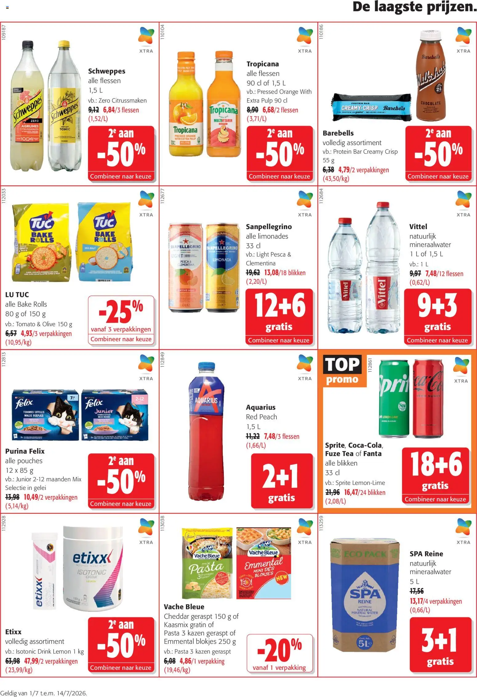 {H1} | Pagina: 16 | Producten: Zalm, Zsalukő, Fanta, Mineraalwater