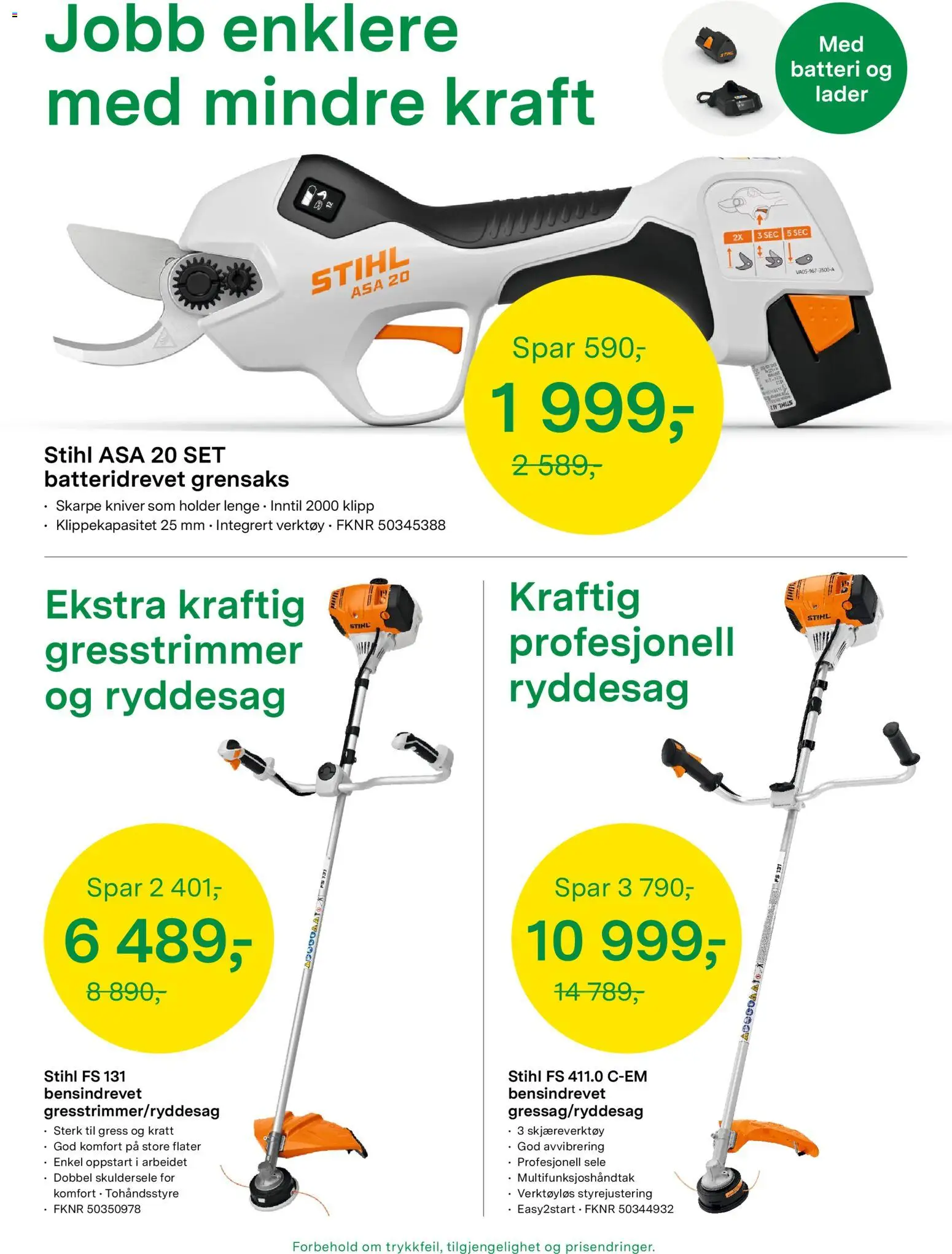 {H1} | Side: 5 | Produkter: Verktøy, 1, Batteri, Gresstrimmer