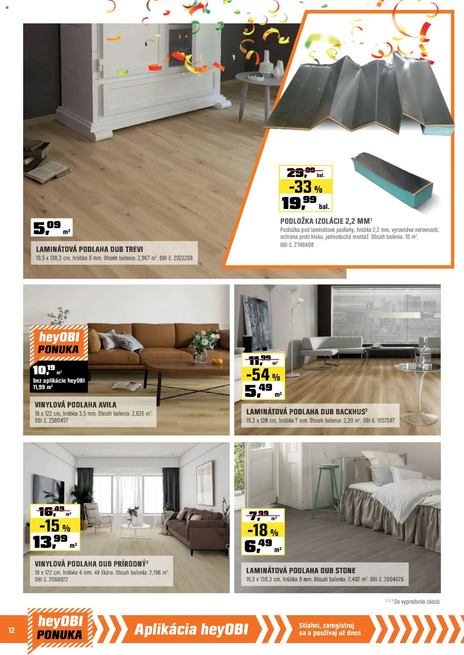 Nové OBI akcie – leták je platný od 01.07.2026 | Strana: 12 | Produkty: Dlažba
