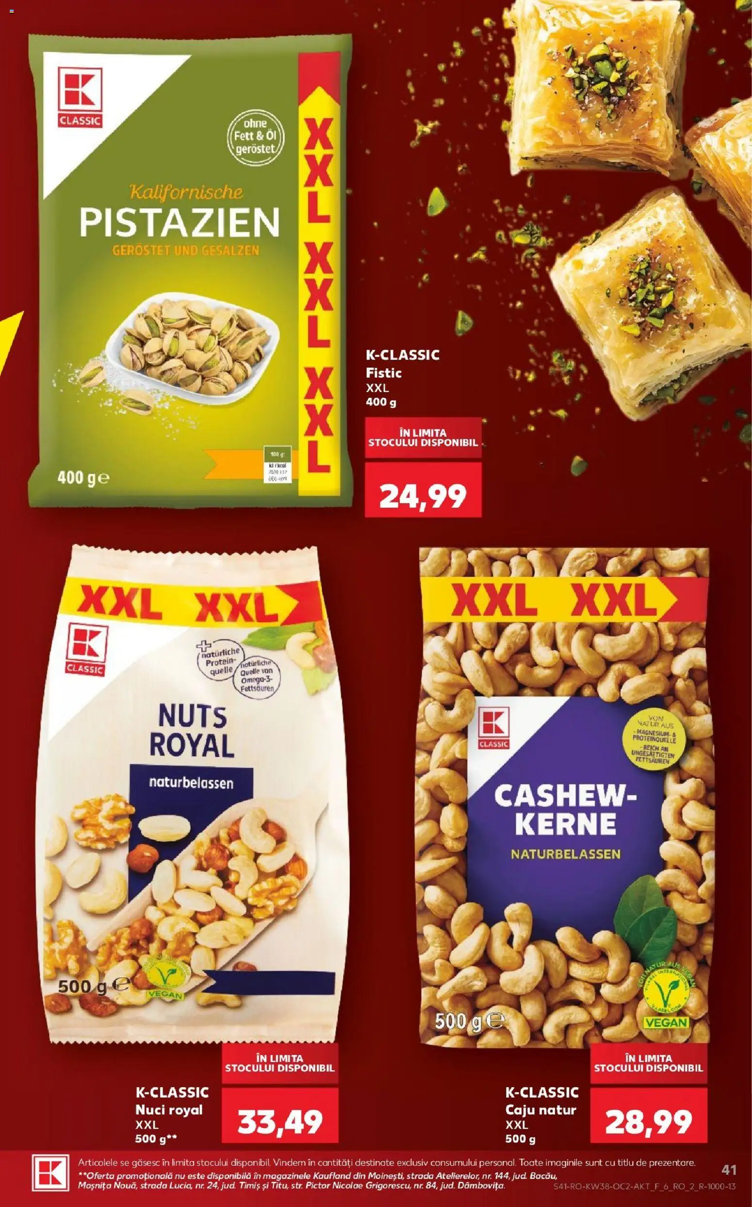 Kaufland RO akciós ujság - amely érvényes a következő dátumtól: 2026.09.16. | Oldal: 41 | Termékek: Kakaó