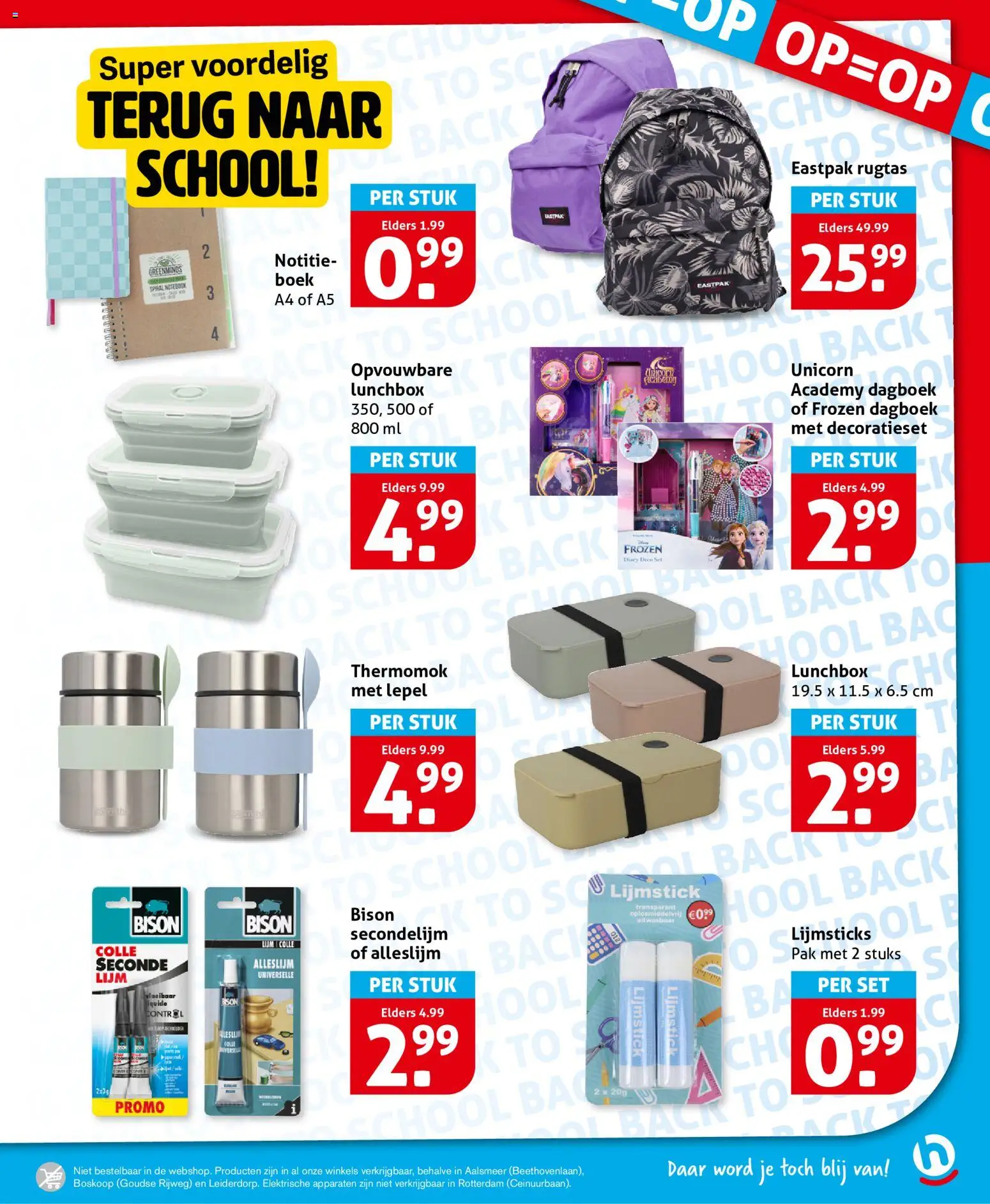 {H1} | Pagina: 29 | Producten: Dagboek, Lijm, Lunchbox, Boek