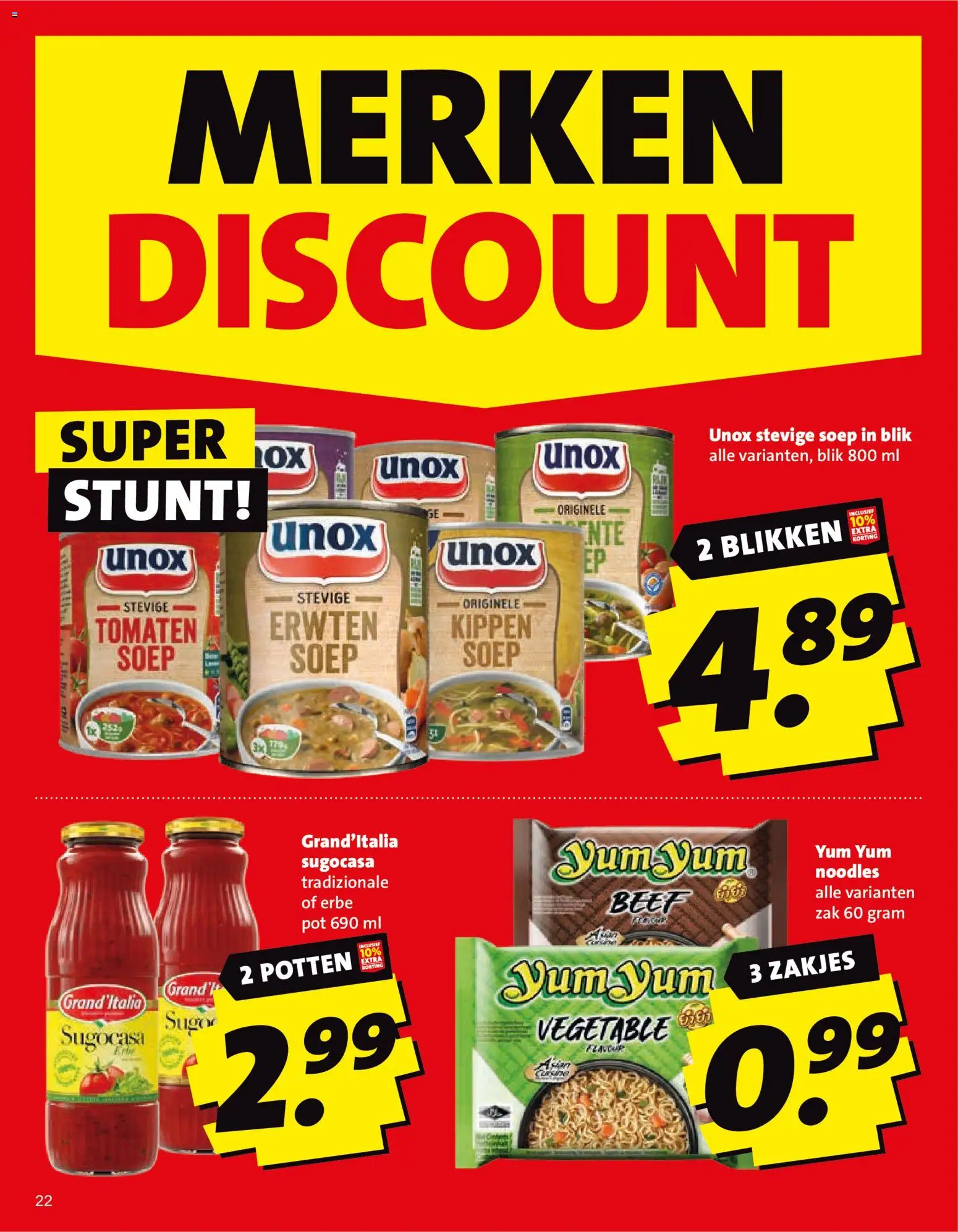 {H1} | Pagina: 22 | Producten: Kippen, Tomaten, Pot, Zak