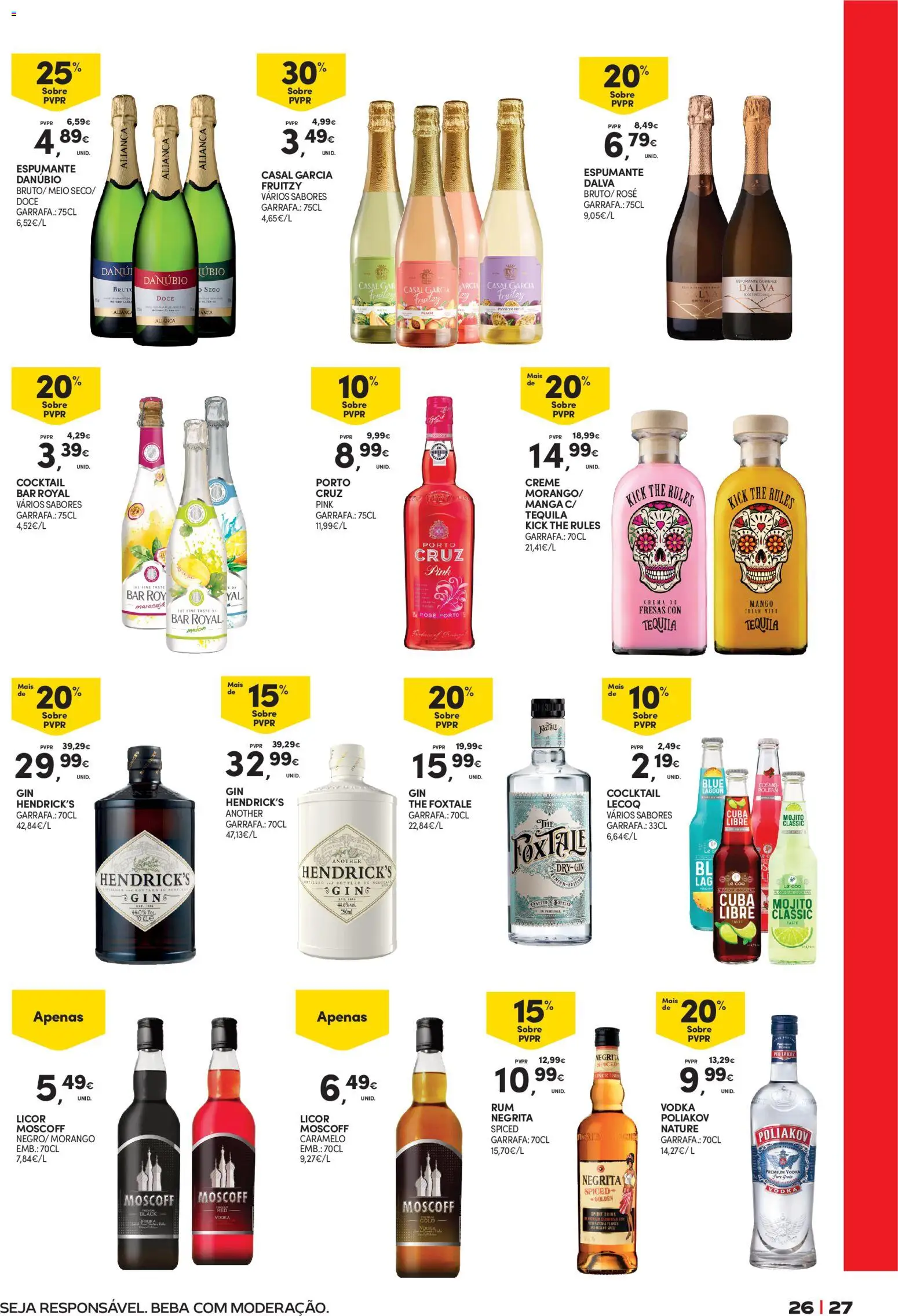 Continente - Açores Férias de Verão │ válido de 16.06.2026 | Página: 27 | Produtos: Espumante, Aliança, Licor, Creme