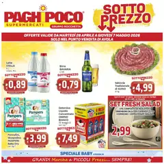 Anteprima del volantino Paghi Poco volantino valido a partire dal 28.04.2026