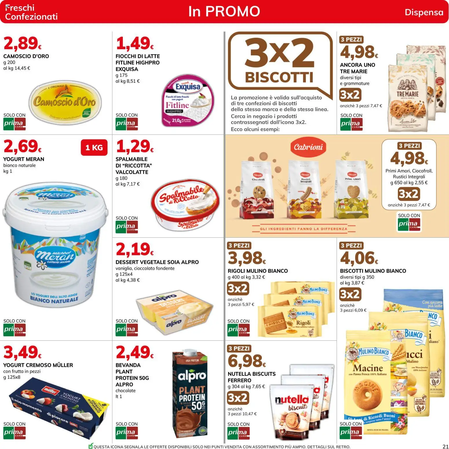 Volantino Basko del 19.05.2026 | Pagina: 21 | Prodotti: Cioccolato, Panna, Biscotti, Nutella