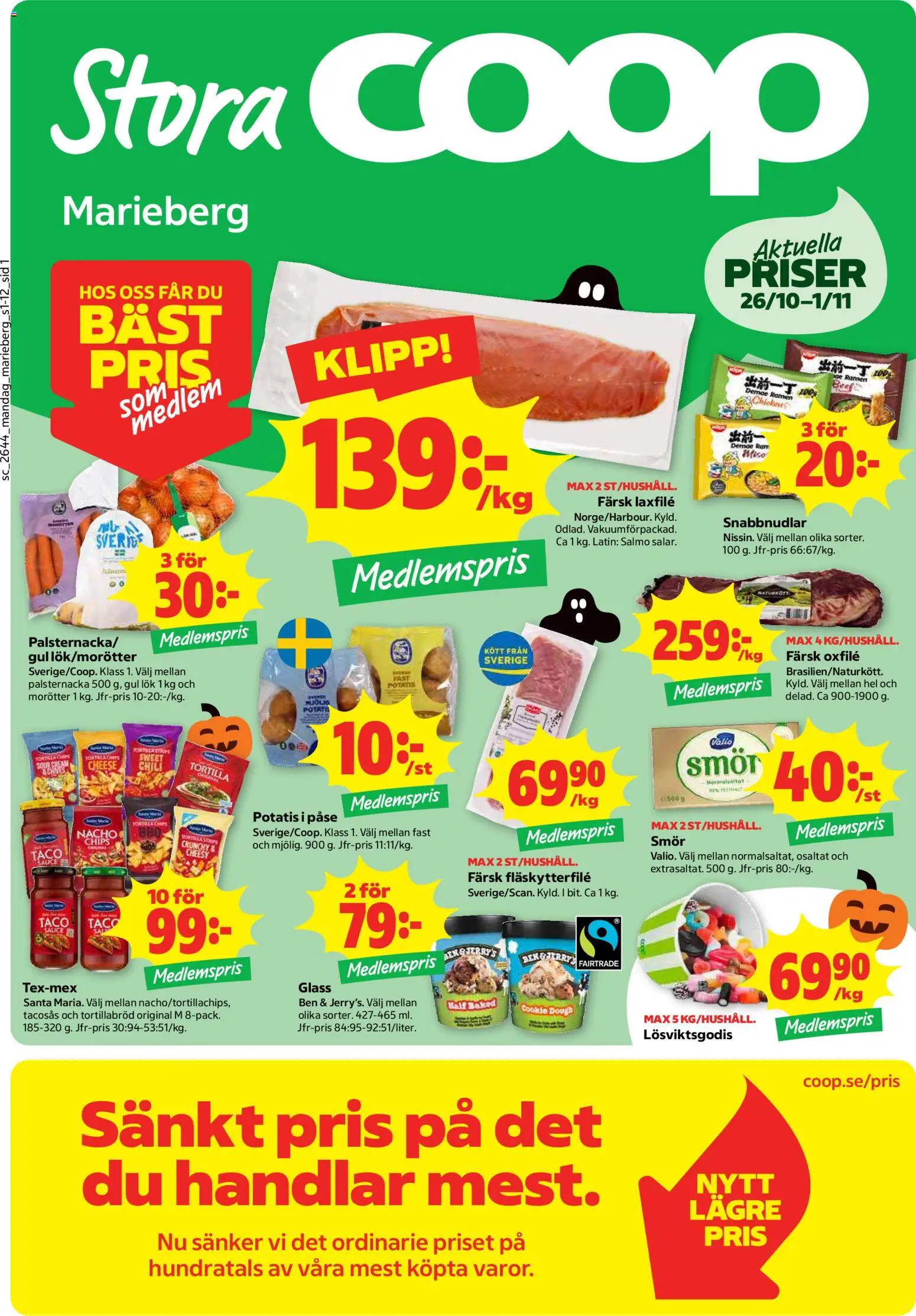 Coop Forum reklamblad aktuell från 26/10/2026 | Sida: 1