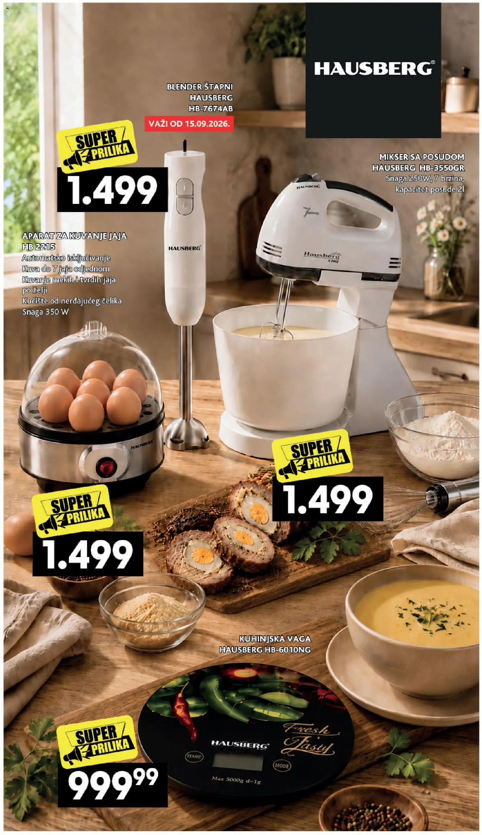 Roda katalog - važi od 14.09.2026 | Strana: 5 | Proizvode: Aparat za kuvanje, Posuđe, Blender, Vaga