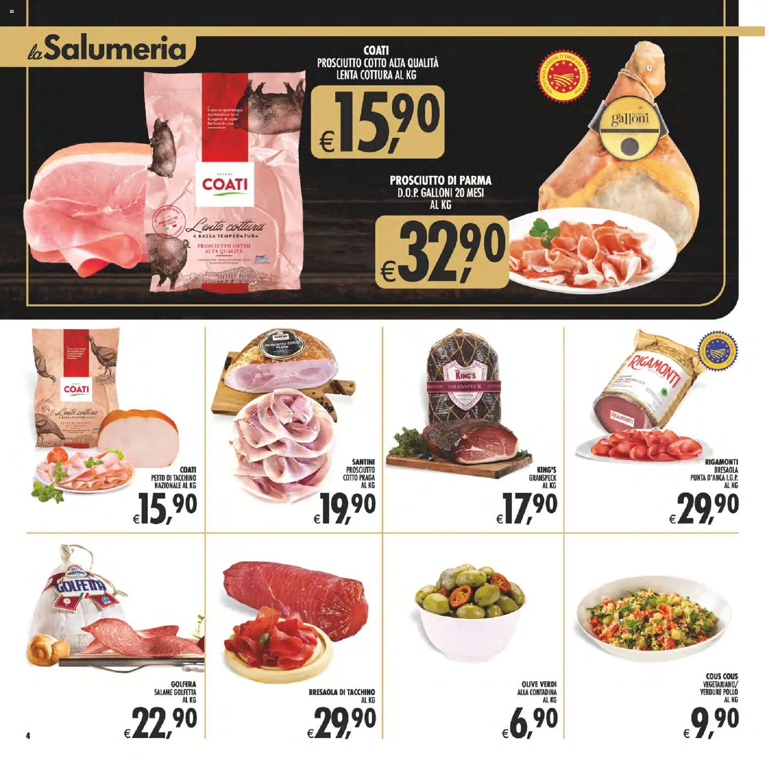 Volantino Decò del 29.05.2026 | Pagina: 4 | Prodotti: Salame, Pollo, Bresaola, Cous cous