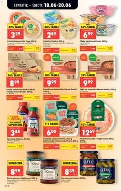 Pogląd oferty "Biedronka gazetka od czwartku" - ważna od 18.06.2026 | Strona: 52 | Produkty: Ketchup, Żurawina, Flaki, Pizza