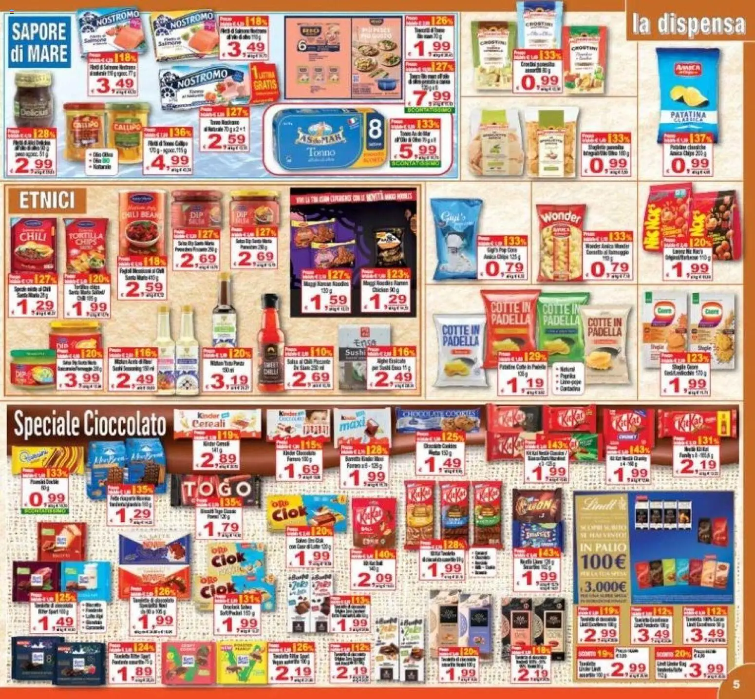 Volantino CTS del 14/10/2026 | Pagina: 5 | Prodotti: Tè, Cereali, Crostini, Padella