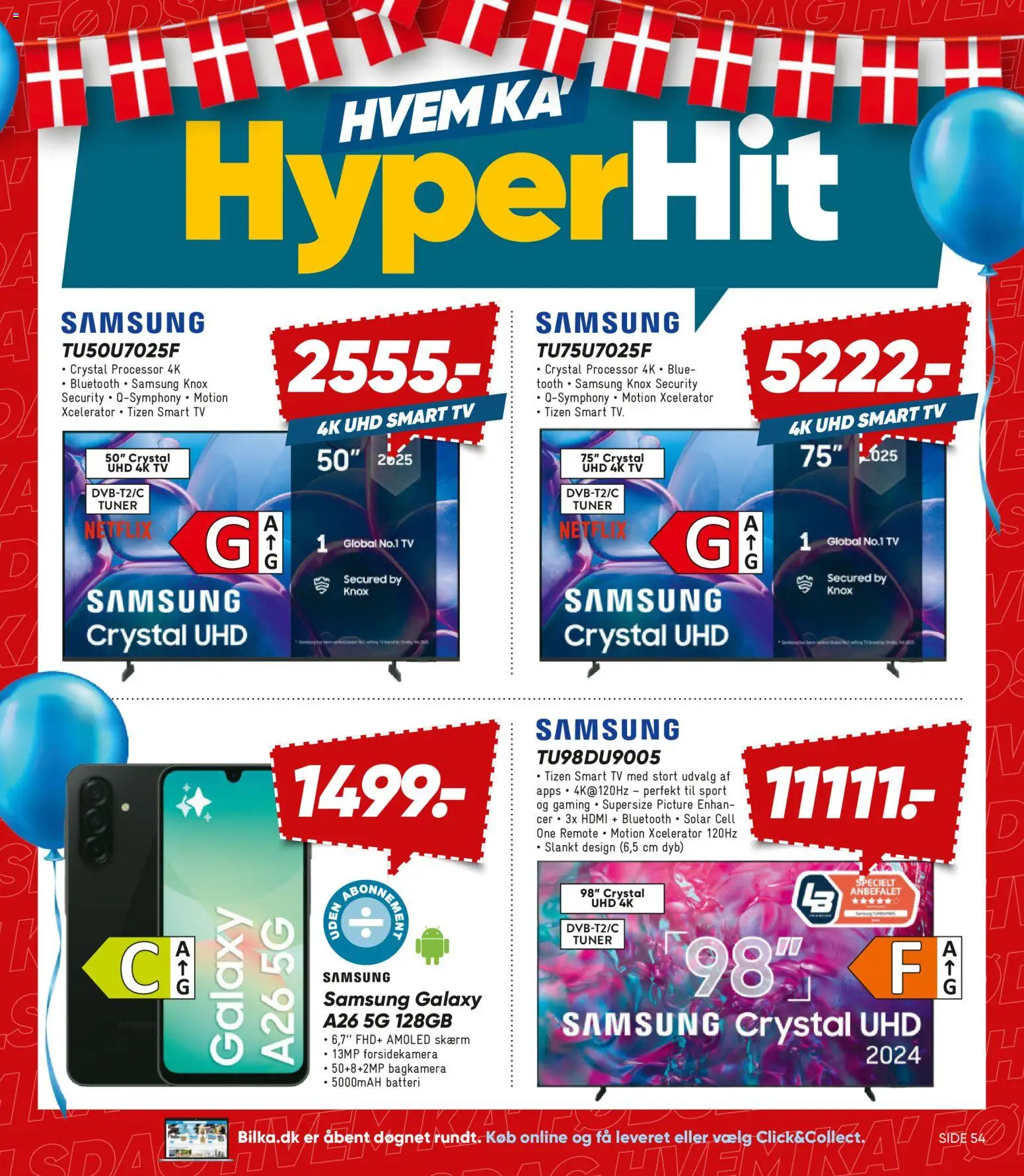 Bilka tilbudsavis – gyldig fra 24/07/2026 | Side: 3 | Produkter: Processor, Skærm, Smart TV, TV