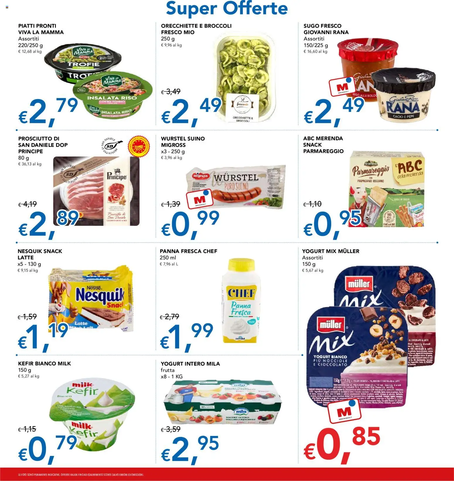 Volantino Migross del 21.05.2026 | Pagina: 6 | Prodotti: Yogurt, Cioccolato, Frutta, Nocciole