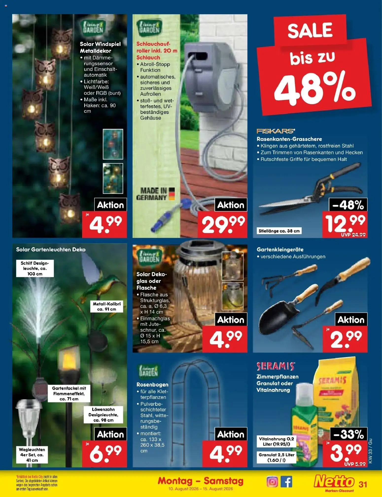 Netto Marken-Discount Prospekt Augustusburg (ab 10.08.2026) » Angebote | Seite: 45