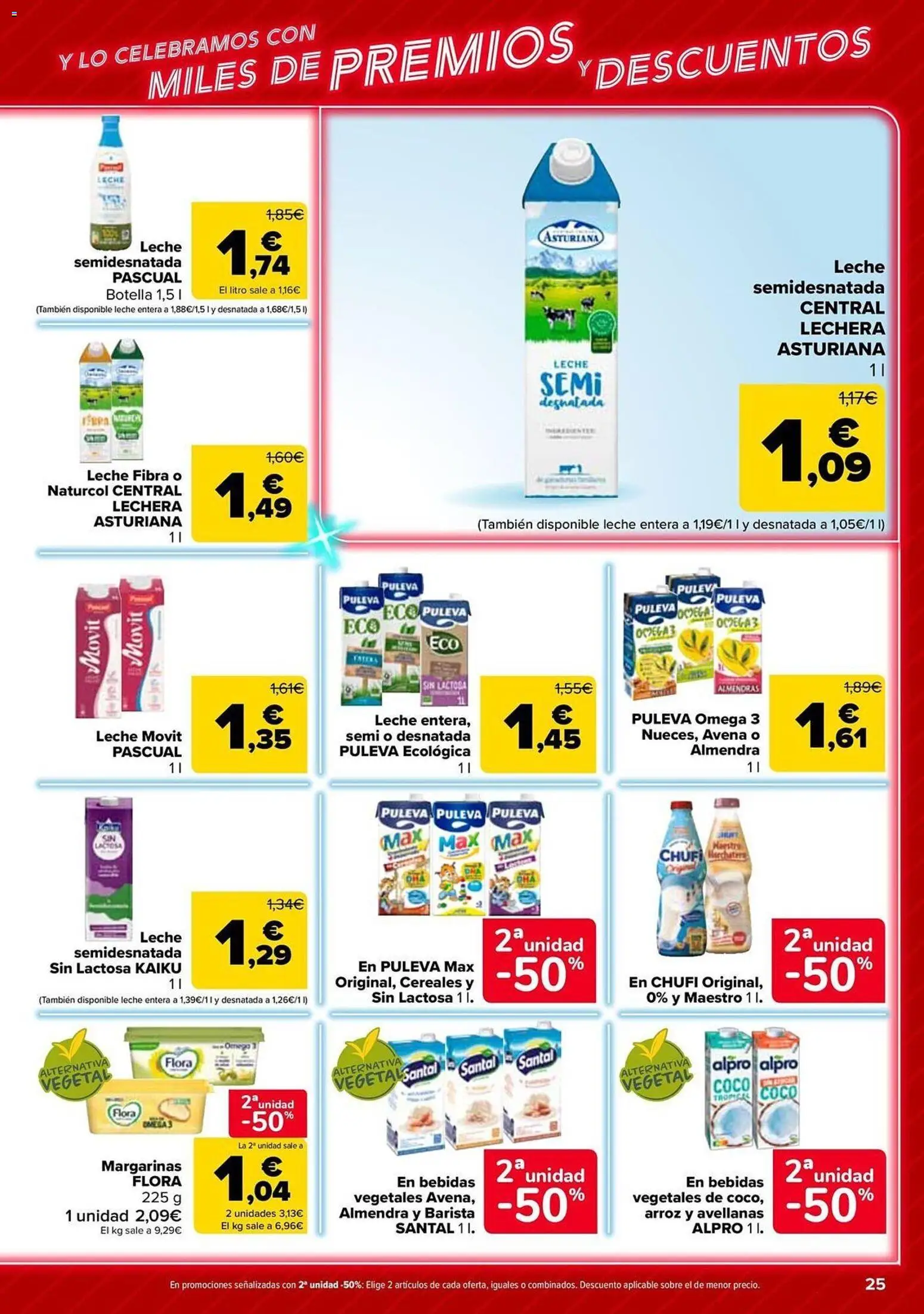 Carrefour folleto │ válido desde el 12.05.2026 | Página: 25 | Productos: Leche entera, Leche, Arroz, Cereales