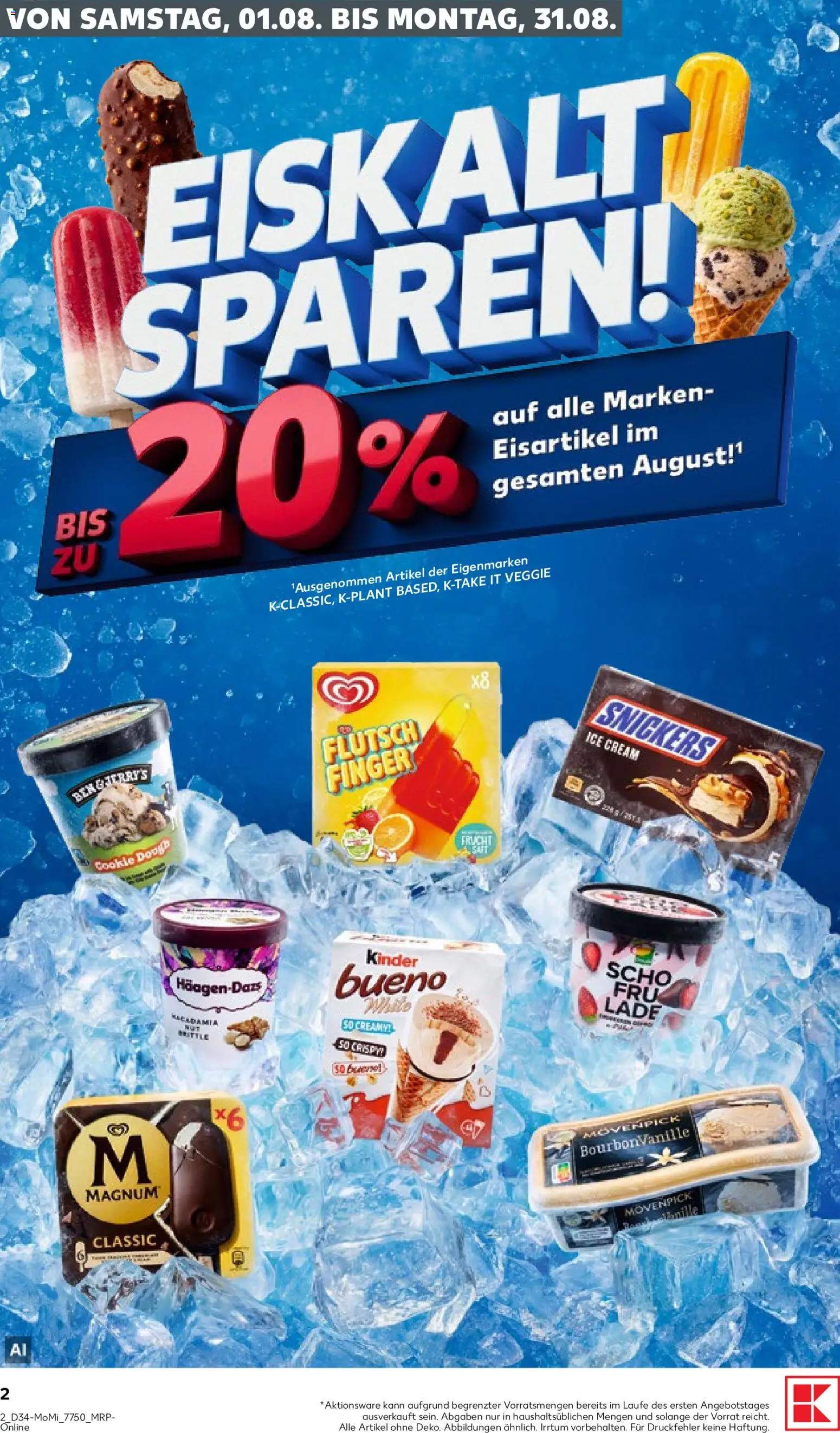 Kaufland Prospekt Bremen – gültig ab 17.08.2026 | Seite: 2 | Produkte: Snickers