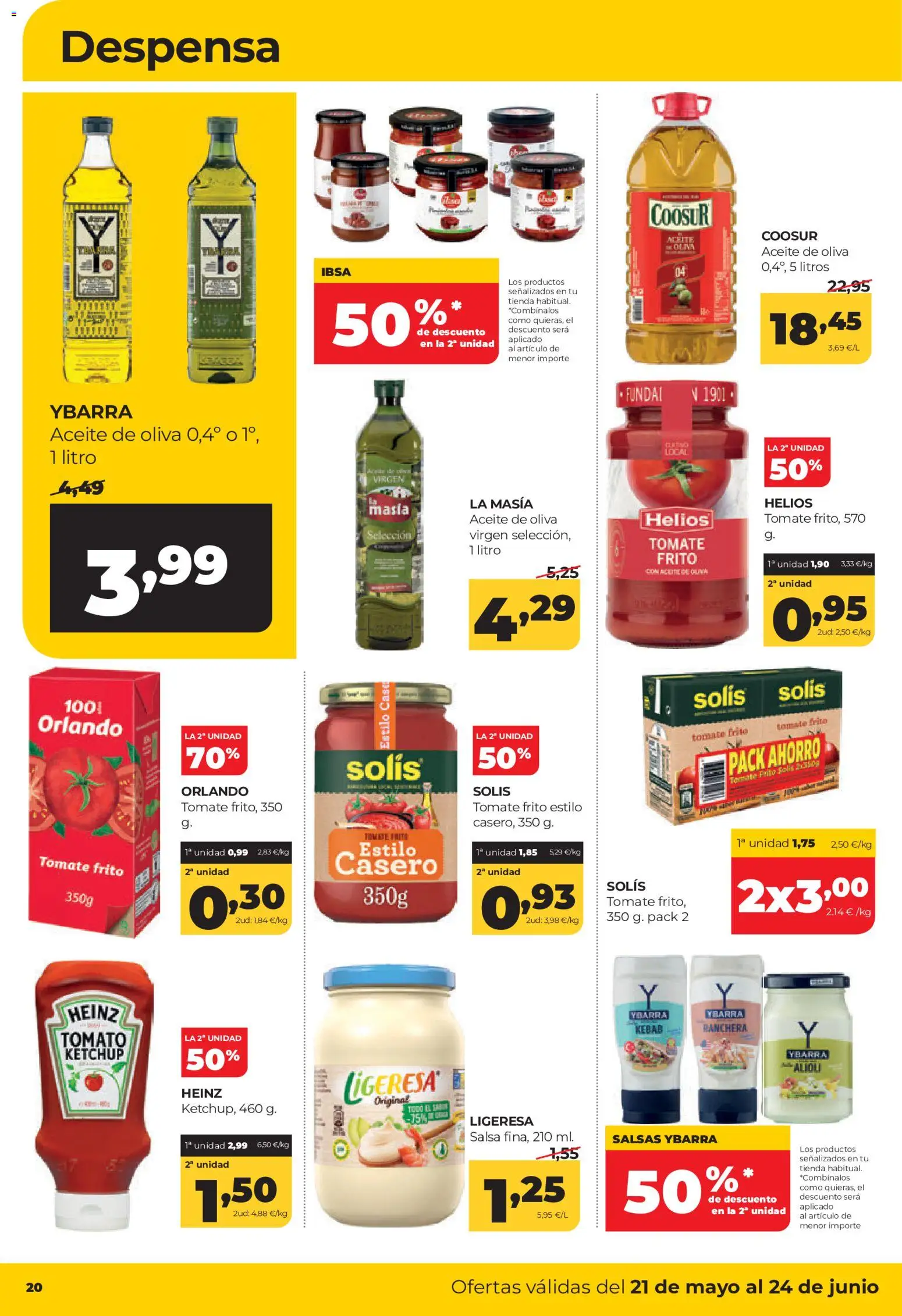 Alimerka Mensual  Castilla y León │ válido desde el 21.05.2026 | Página: 24 | Productos: Aceite, Aceite de oliva