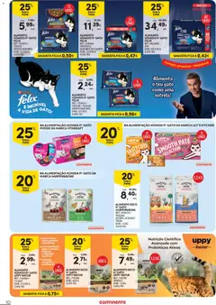 Pré-visualização Continente Animais de Companhia válido de 29/09/2026 | Página: 10 | Produtos: Boné, Frango, Saquetas, Patê
