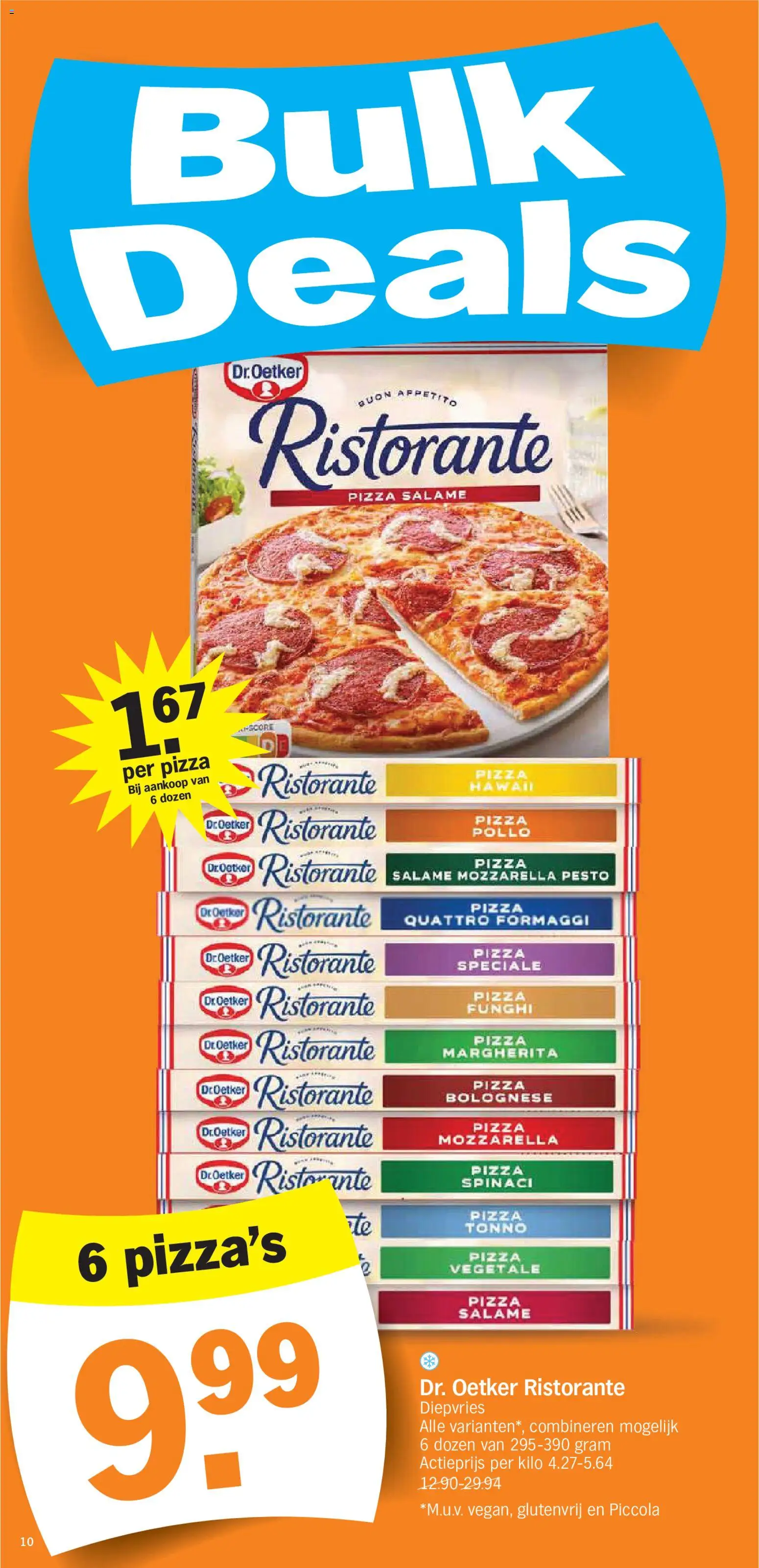 {H1} | Pagina: 10 | Producten: Pizza, Mozzarella
