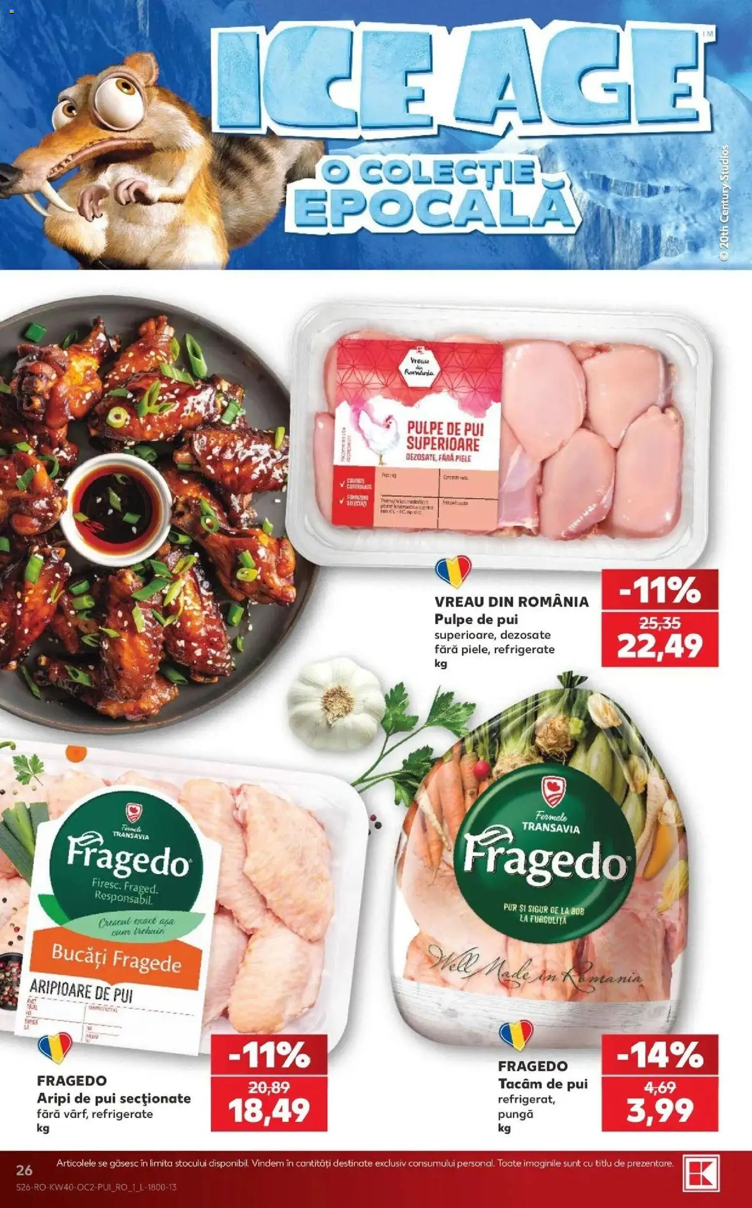 Kaufland Satu Mare 30.09.2026 - Revista si Oferta | Pagină: 26 | Produse: Pungă, Pui
