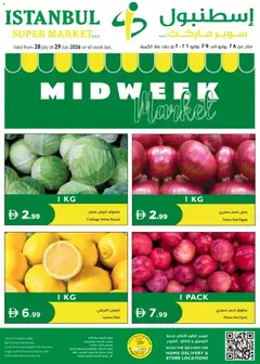 Preview of Istanbul Supermarket catalogue midweek valid from 28 Jul, 2026