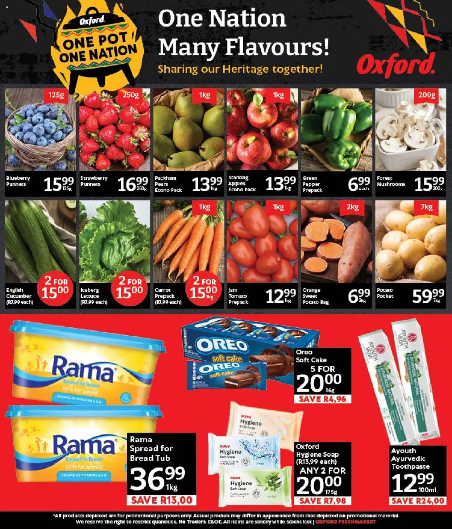 New Oxford Freshmarket catalogue – valid from 19/09/2026 | Page: 2 | Products: Bread, Soap, Pepper, Lettuce