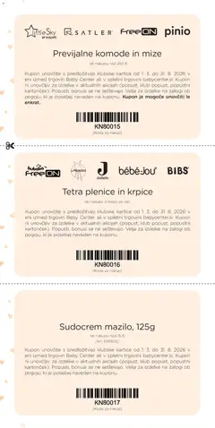Baby center katalog akcije – veljaven od 25.05.2026 | Stran: 24 | Izdelki: Plenice