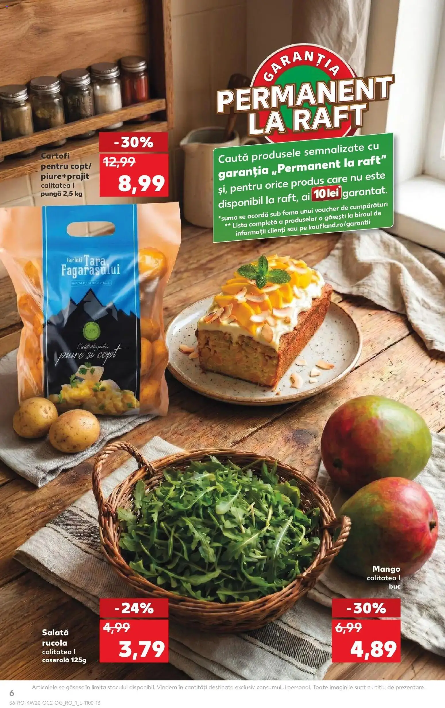 Noul catalog Kaufland – valabil de la 13.05.2026 | Pagină: 6 | Produse: Pungă, Salată, Cartofi, Mango