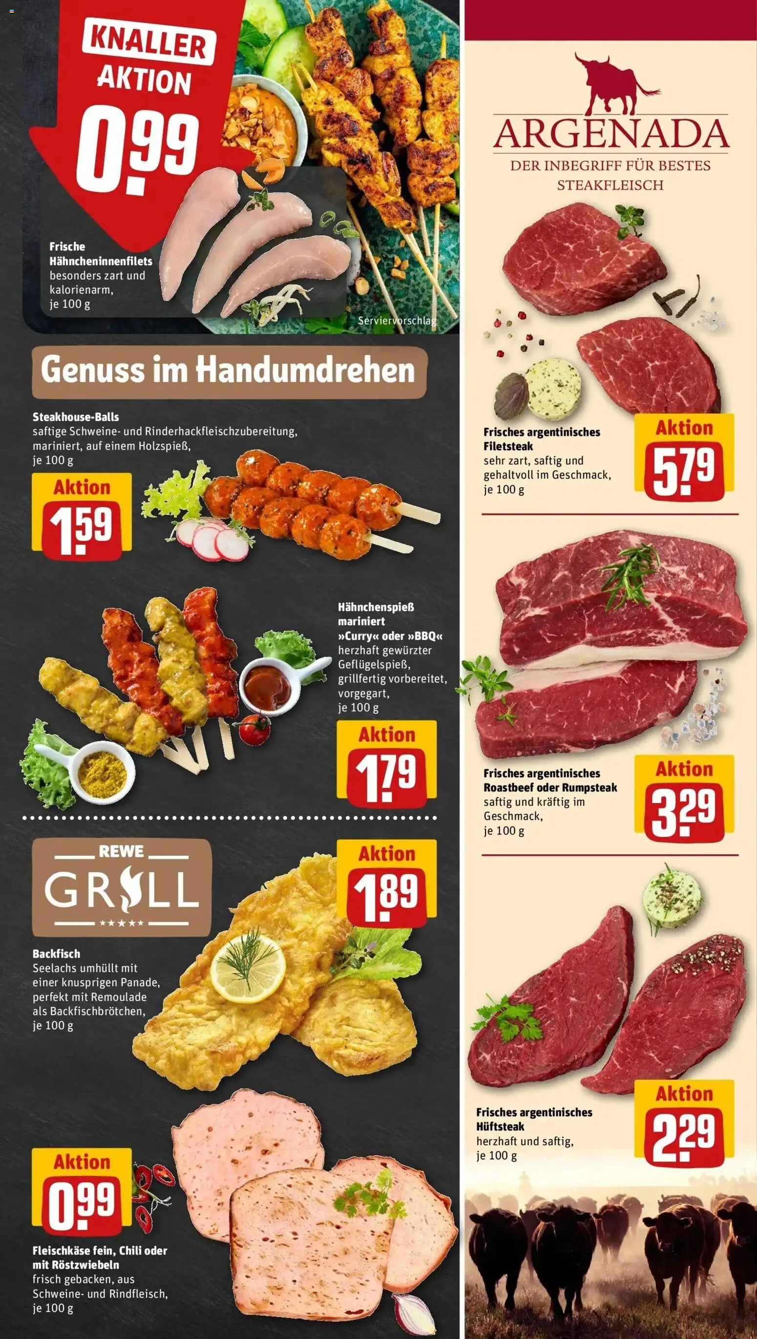 Rewe Prospekt Waltrop	 – gültig ab 12.04.2026 | Seite: 7 | Produkte: Rumpsteak, Grill, Roastbeef, Steak