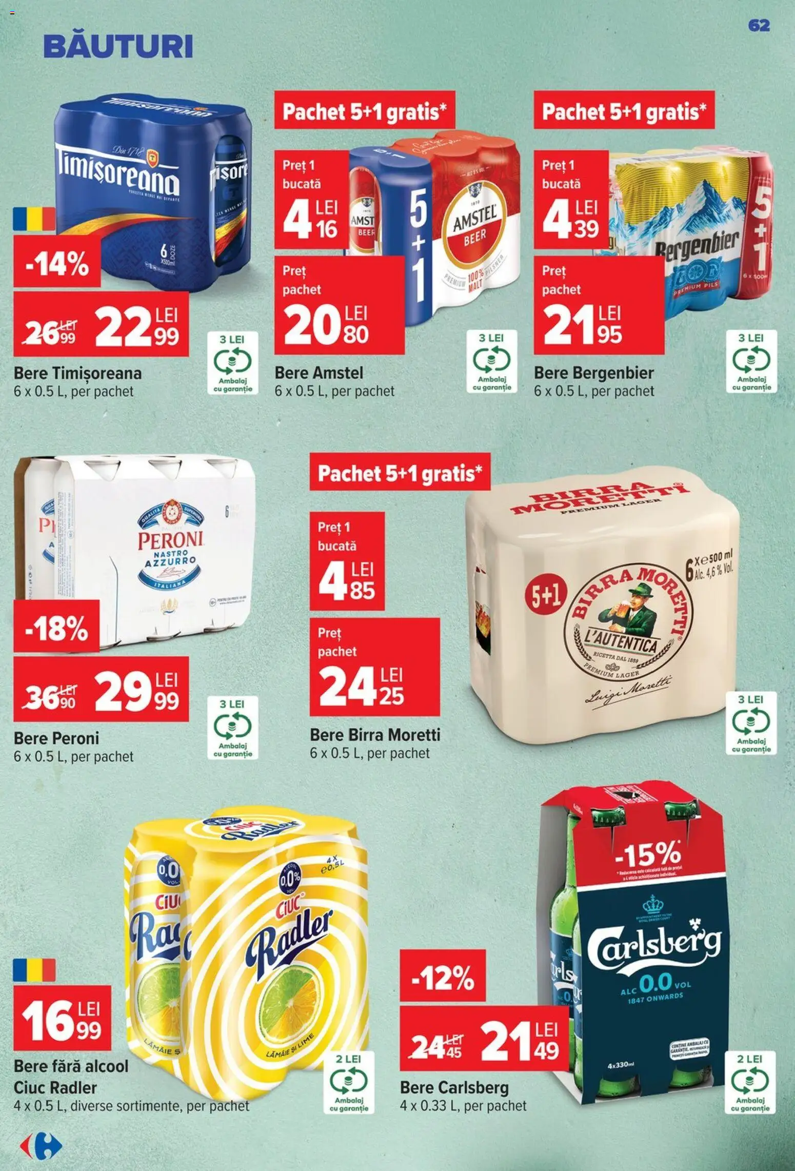 Noul catalog Carrefour – valabil de la 30.09.2026 | Pagină: 62 | Produse: Limonada, Aplică, Fusion, Portocale