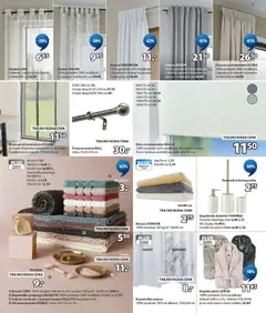 JYSK katalog akcije – veljaven od 29.07.2026 | Stran: 15 | Izdelki: Kopalniška zavesa, Brisača, Zavese, Preproga