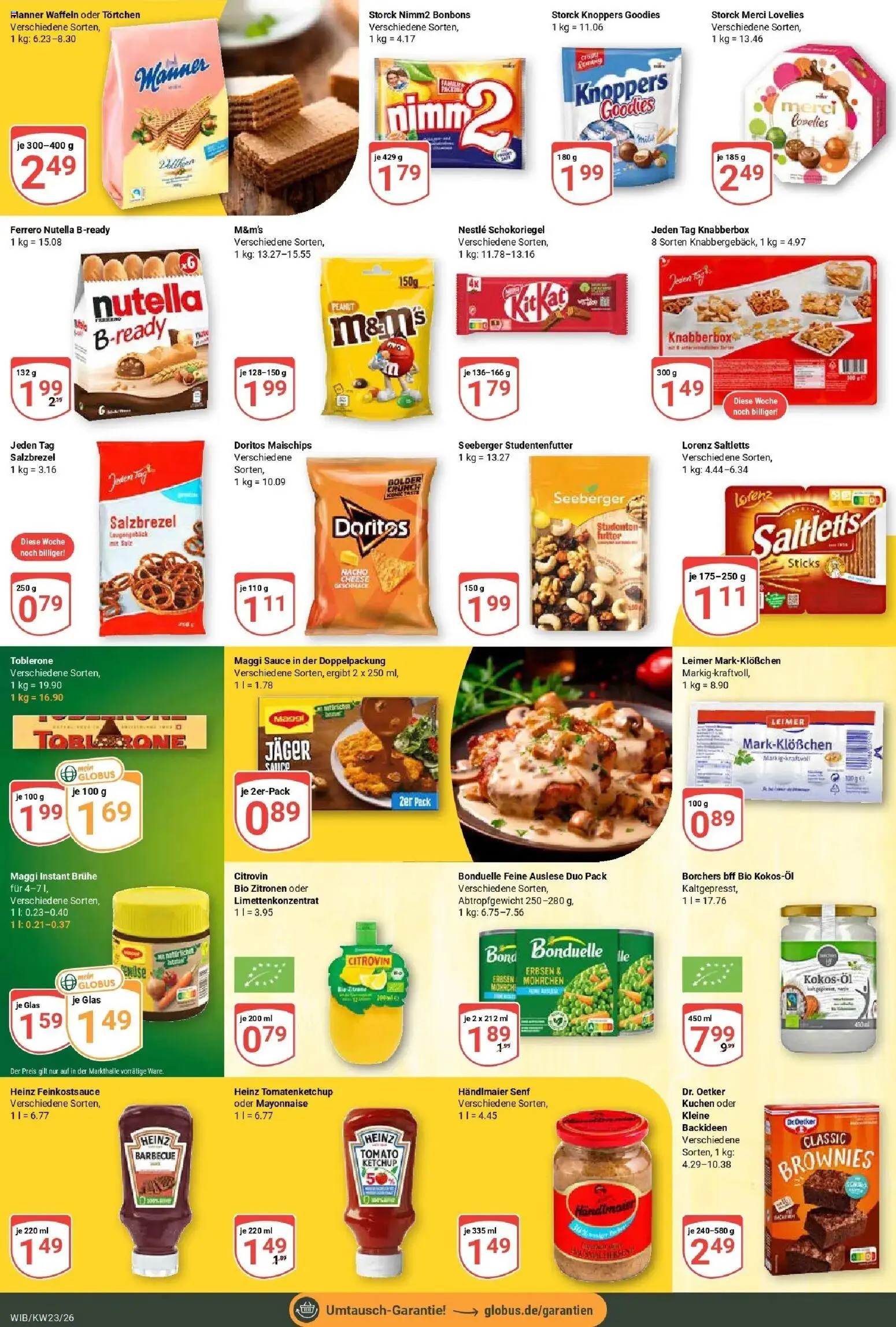 Globus Prospekt Wiesbaden-Nordenstadt – gültig ab 01.06.2026 | Seite: 13 | Produkte: M&M's, Nutella, Ketchup, Zitronen